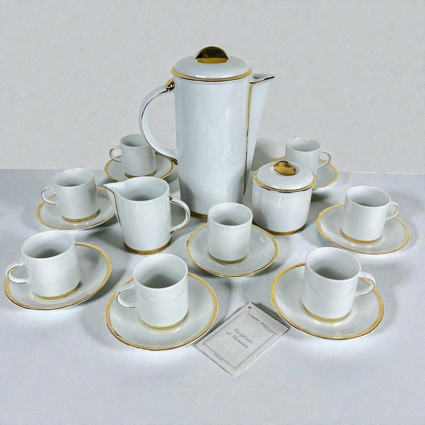 Servizio da caffe antico Bavaria in porcellana anni 70 tazze tazzine Stile Deco Categoria  Servizio tazze - Tazze