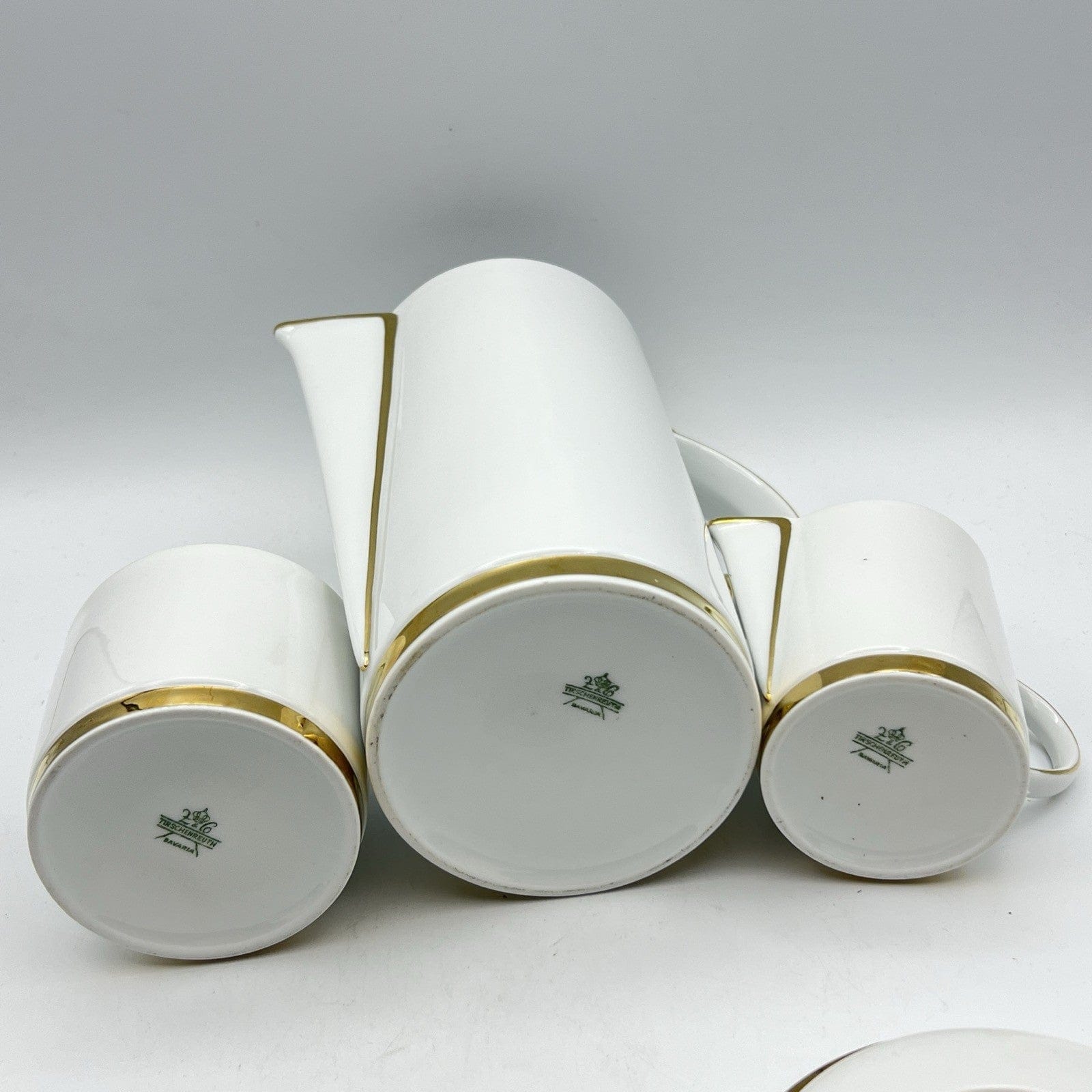 Servizio da caffe antico Bavaria in porcellana anni 70 tazze tazzine Stile Deco Categoria  Servizio tazze - Tazze