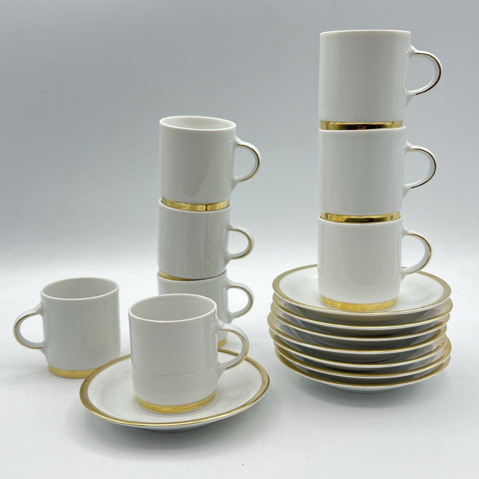 Servizio da caffe antico Bavaria in porcellana anni 70 tazze tazzine Stile Deco Categoria  Servizio tazze - Tazze