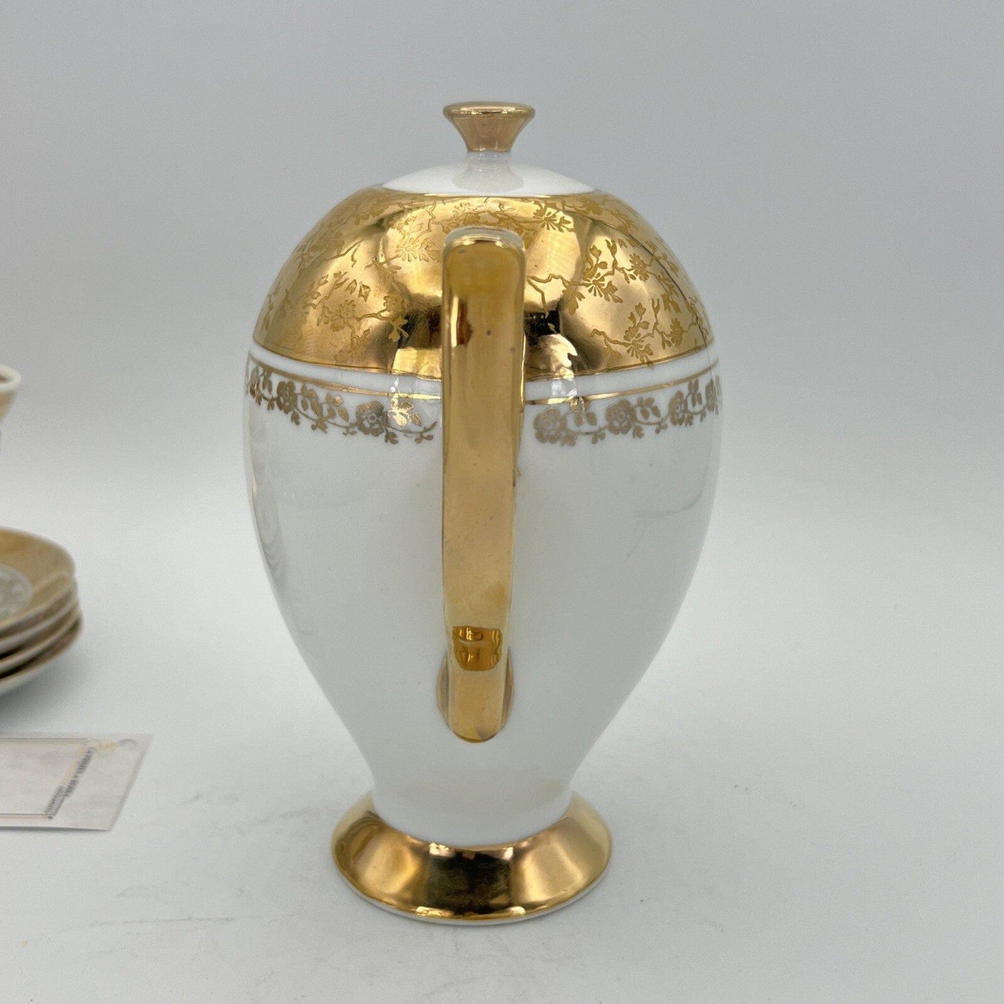 Servizio da caffe antico in porcellana Bavaria anni 40 tazze tazzine oro 13 pz Categoria  Servizio tazze - Tazze