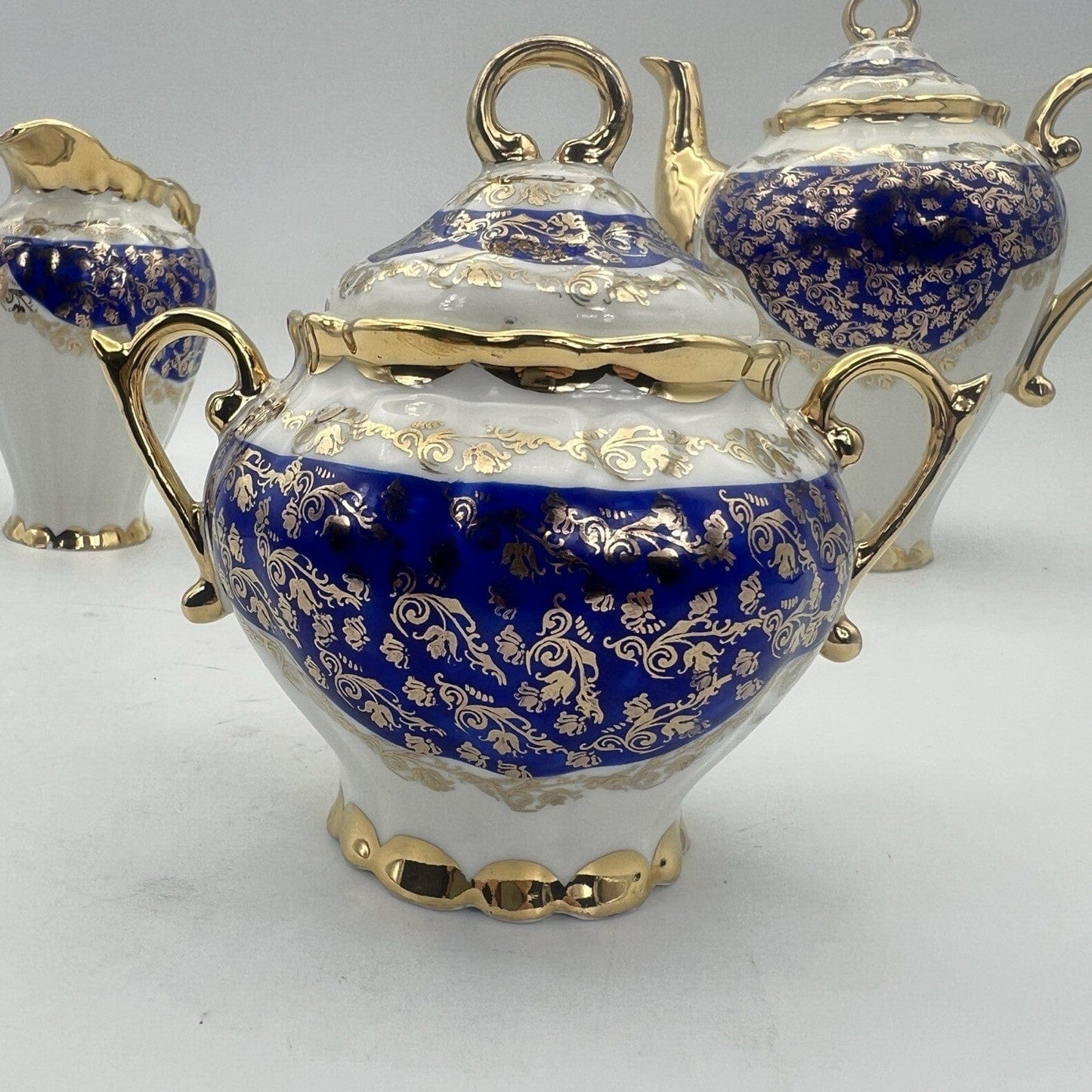 Servizio da caffe antico in porcellana Bavaria anni 40 tazze tazzine oro 15 pz Categoria  Servizio tazze - Tazze