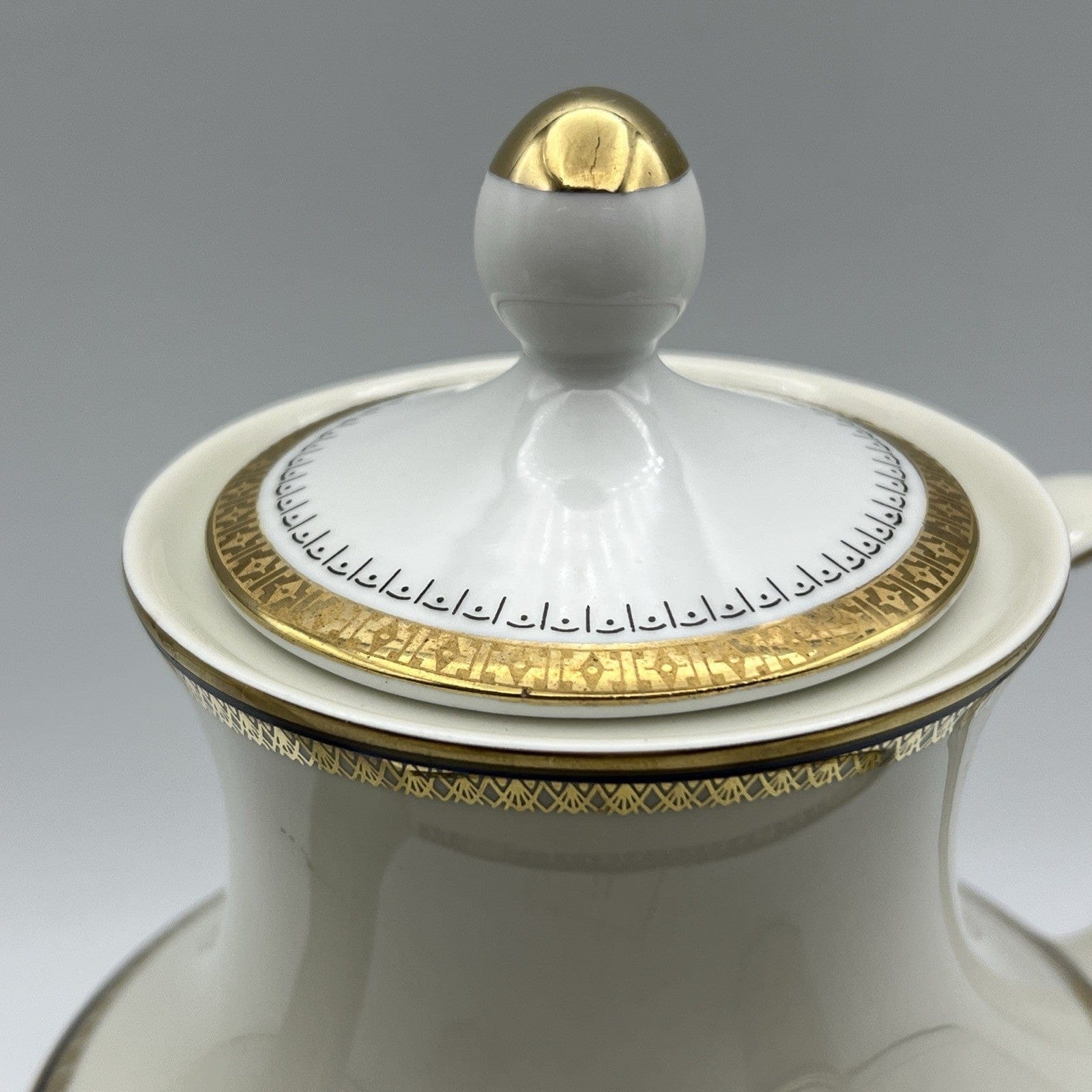 Servizio da tè the antico in porcellana Bavaria oro set tazze teiera lattiera Categoria  Servizio tazze - Tazze