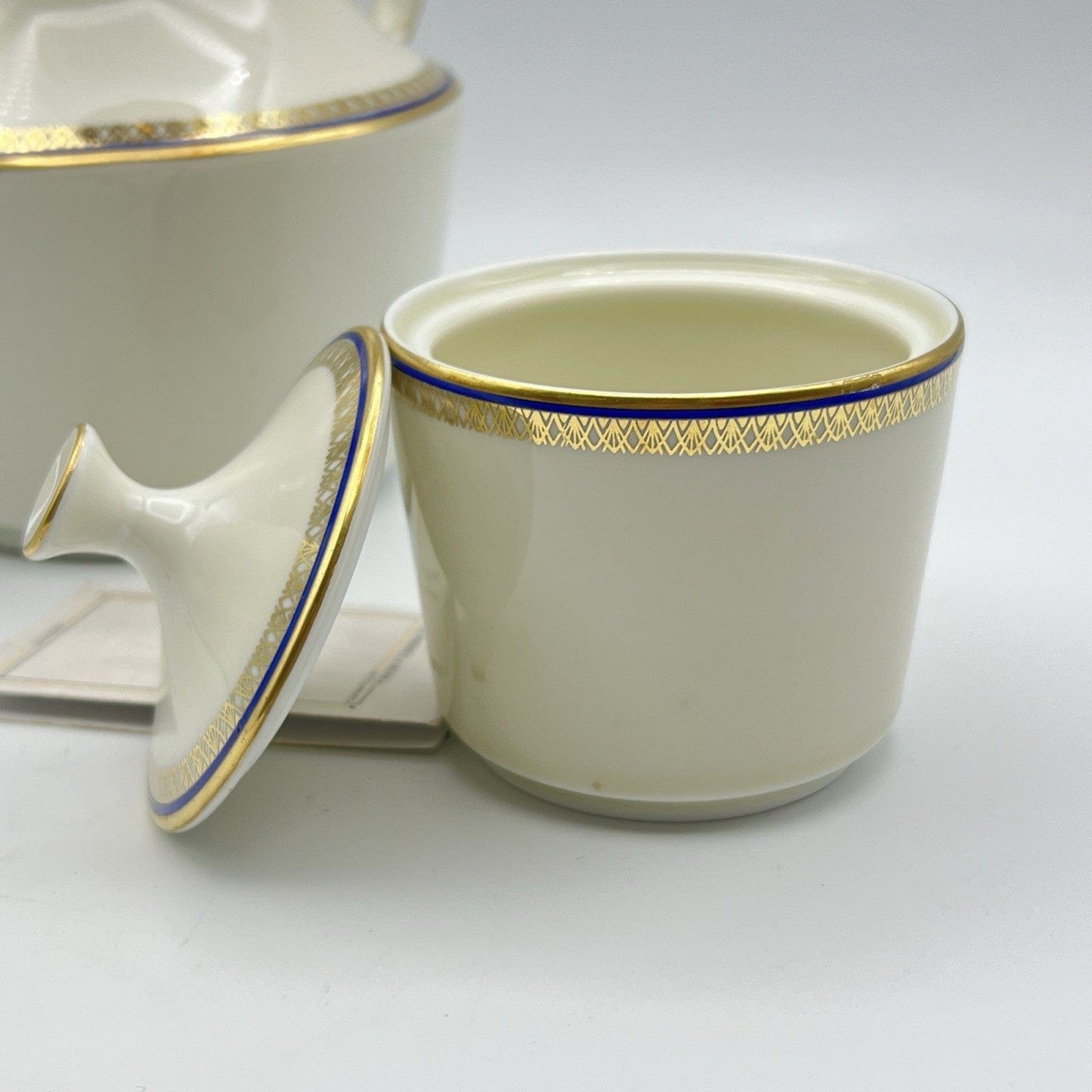 Servizio da tè the antico in porcellana Bavaria oro set tazze teiera lattiera Categoria  Servizio tazze - Tazze