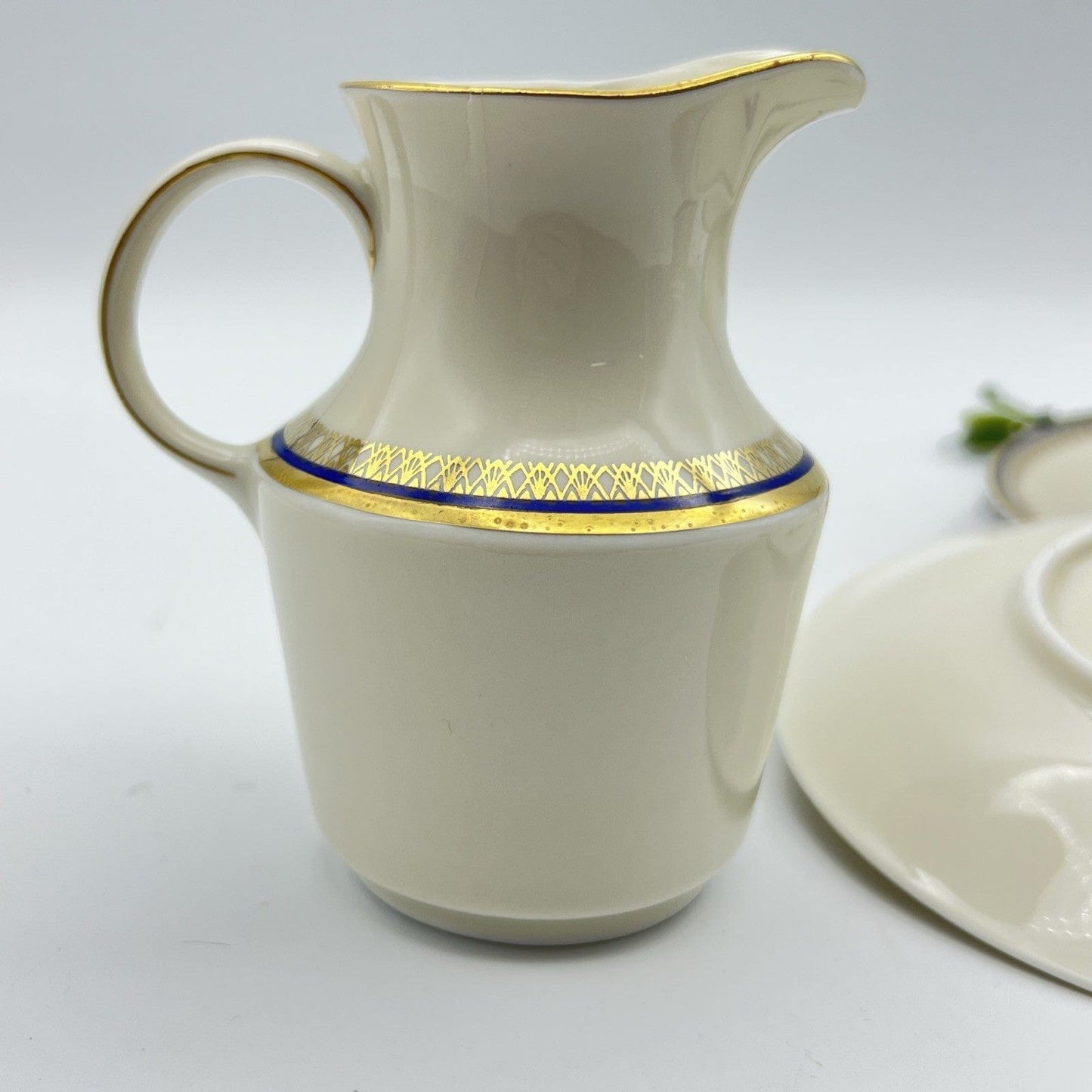 Servizio da tè the per due antico in porcellana Bavaria oro Tazzine + lattiera Categoria  Servizio tazze - Tazze