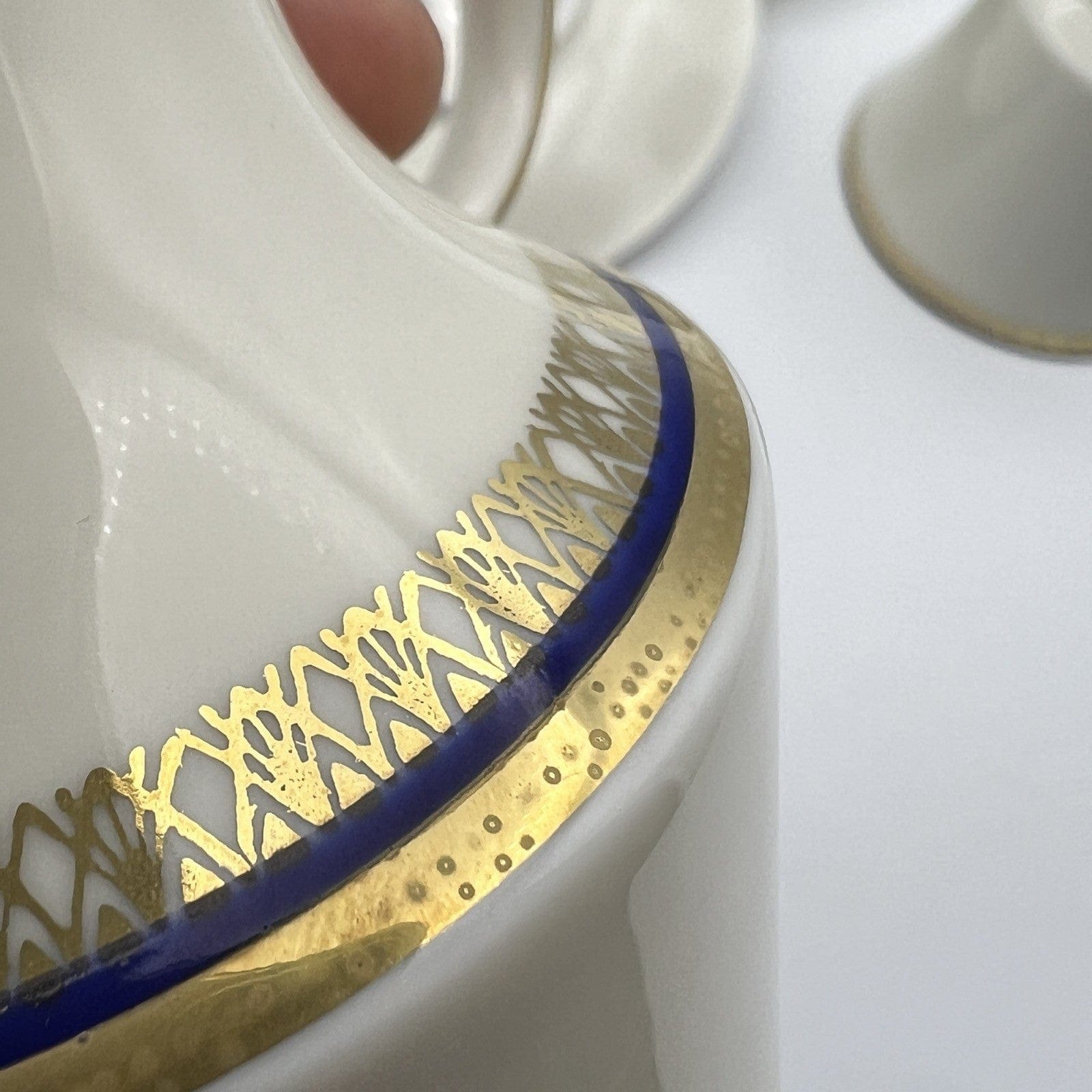 Servizio da tè the per due antico in porcellana Bavaria oro Tazzine + lattiera Categoria  Servizio tazze - Tazze