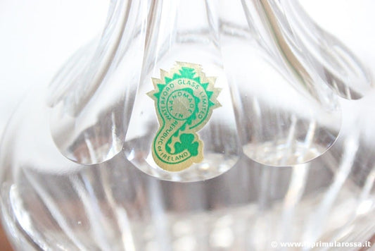 Servizio di  5 bicchieri calice in cristallo anni 70 WATERFORD + bottiglia Categoria  Vetri e Cristalli