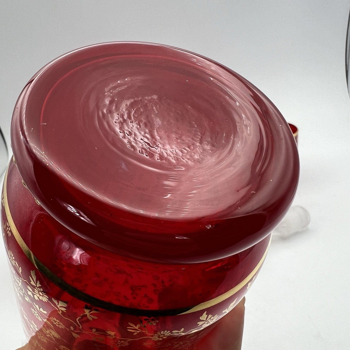 Servizio di Bicchieri da per liquore in vetro Murano rosso bicchierini rosolio Categoria  Vetri e Cristalli