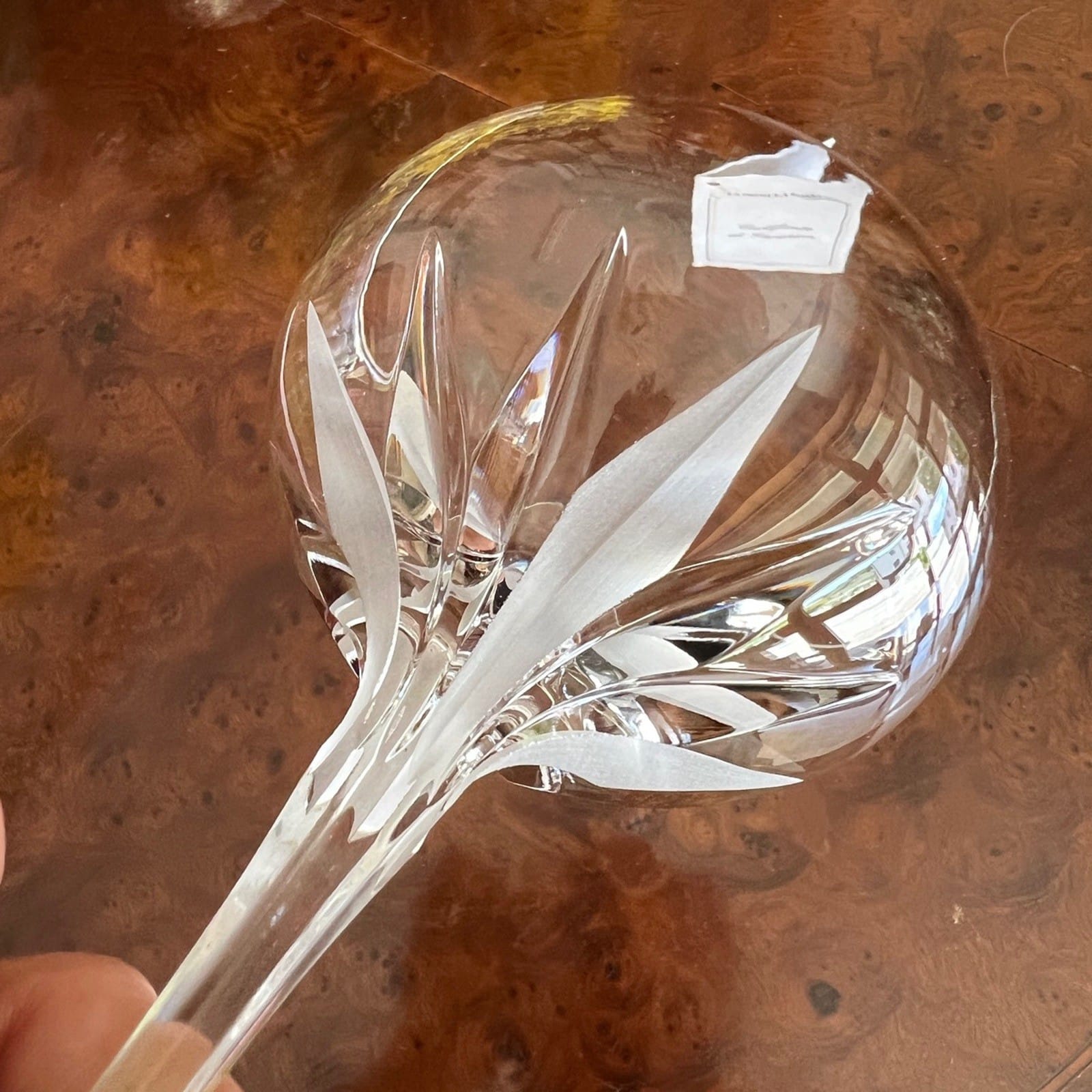 Servizio di Bicchieri vetro a calice Coppa vintage in cristallo molato anni 70 Categoria  Vetri e Cristalli