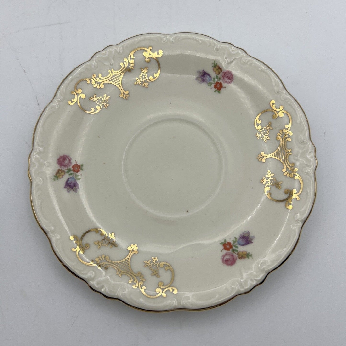 Servizio set da tè the antico in porcellana bianca vintage bavaria motivo fiori Categoria  Servizio tazze - Tazze