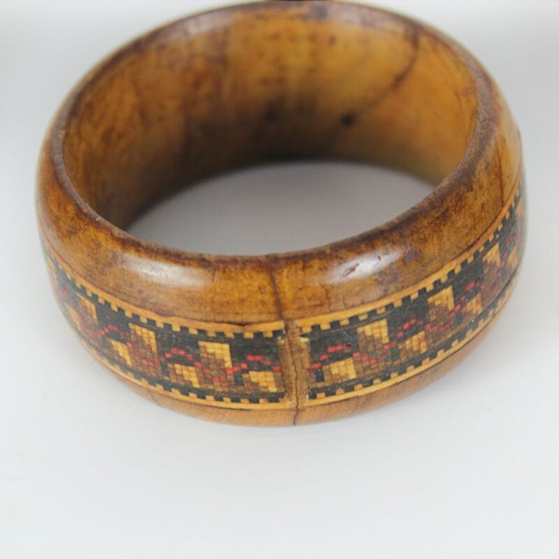 Set 6 Portatovaglioli in legno vintage di ulivo ad anello sorrento sorrentino Categoria  Sheffield & Argento