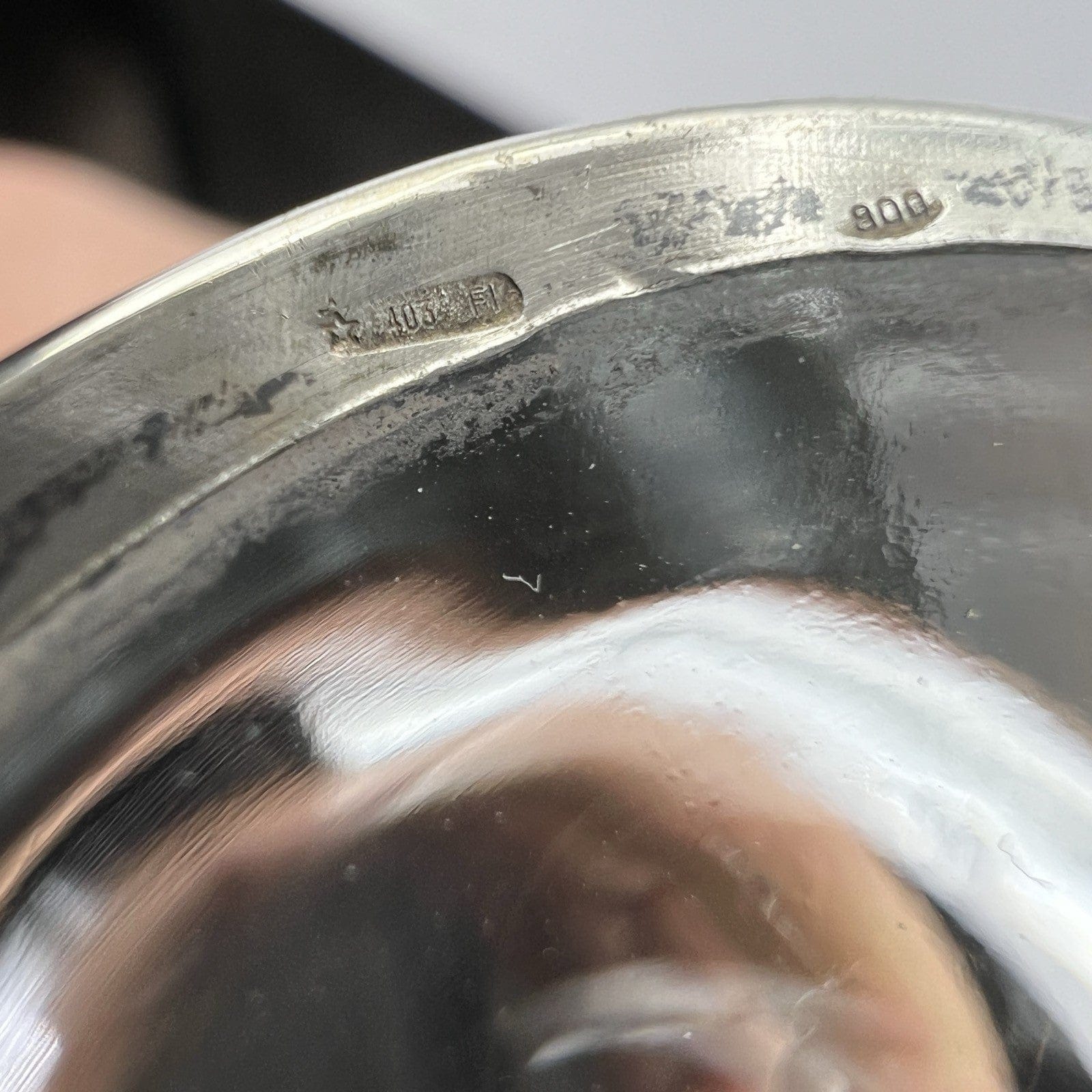 Set Bicchieri vintage servizio in vetro e Argento 800 per Cocktail Long Drink Categoria  Vetri e Cristalli