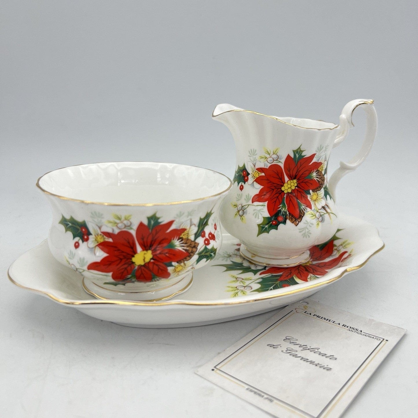 Set da the te o per caffe in porcellana Royal Albert Stella di Natale Yuletide Categoria  Servizio tazze - Tazze