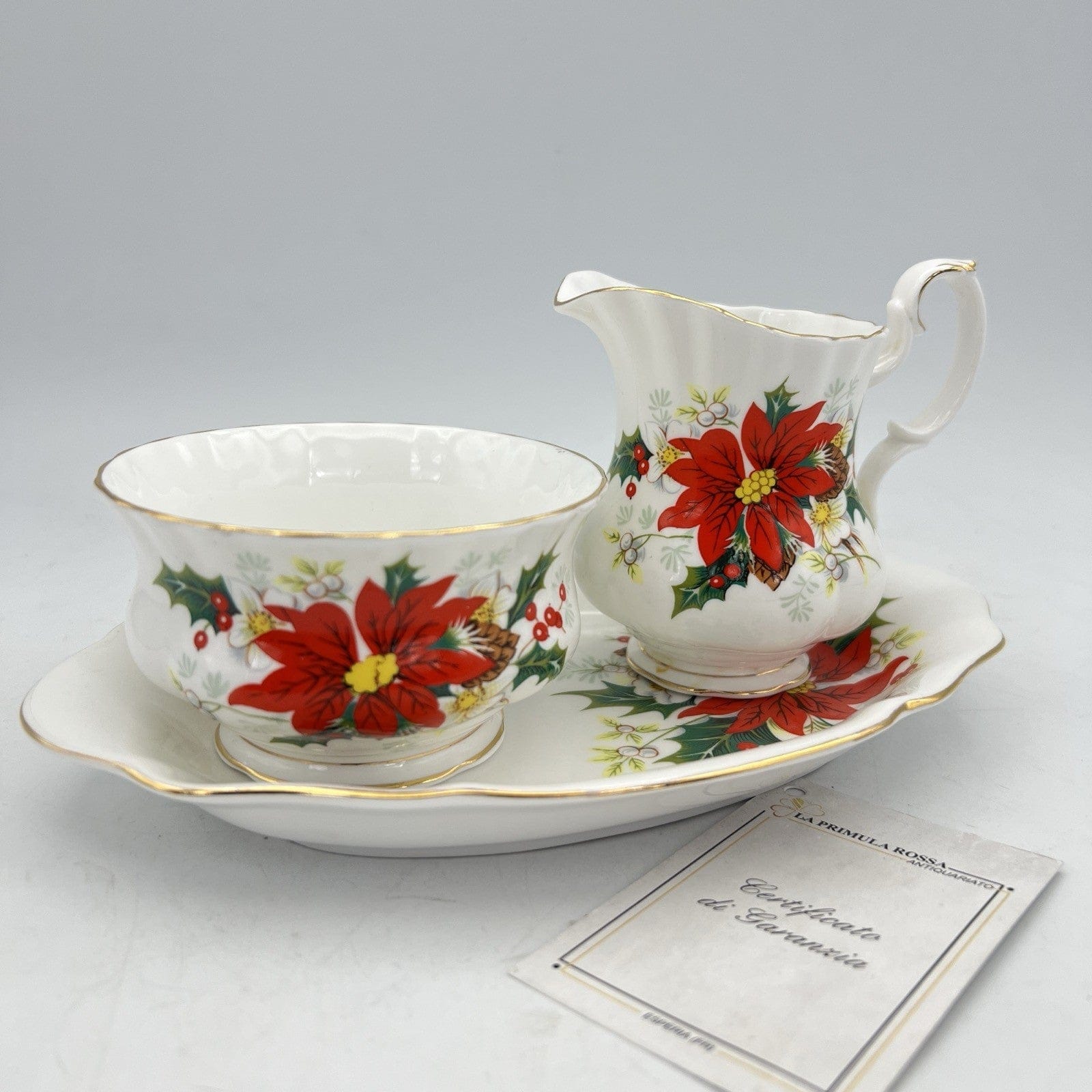 Set da the te o per caffe in porcellana Royal Albert Stella di Natale Yuletide Categoria  Servizio tazze - Tazze