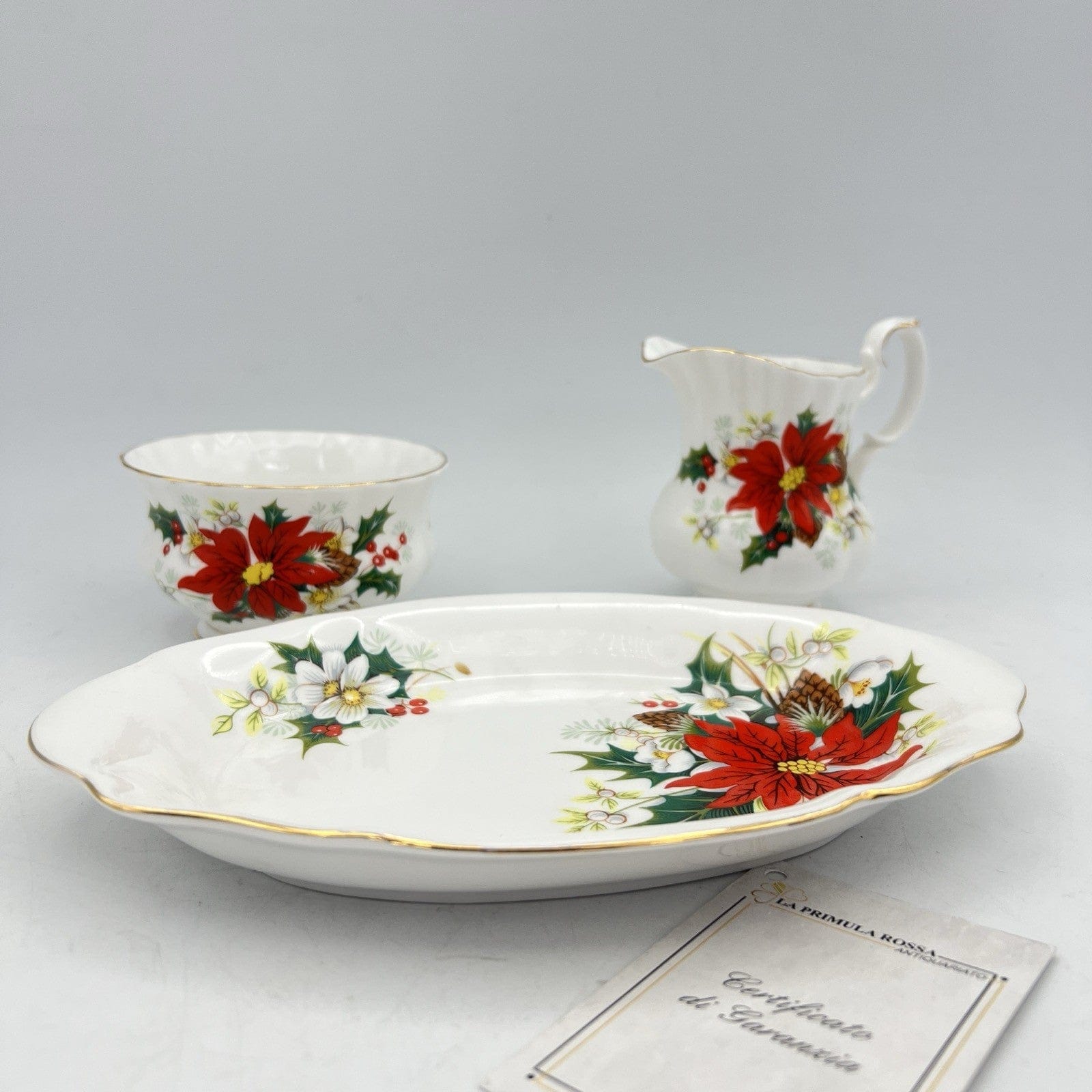 Set da the te o per caffe in porcellana Royal Albert Stella di Natale Yuletide Categoria  Servizio tazze - Tazze