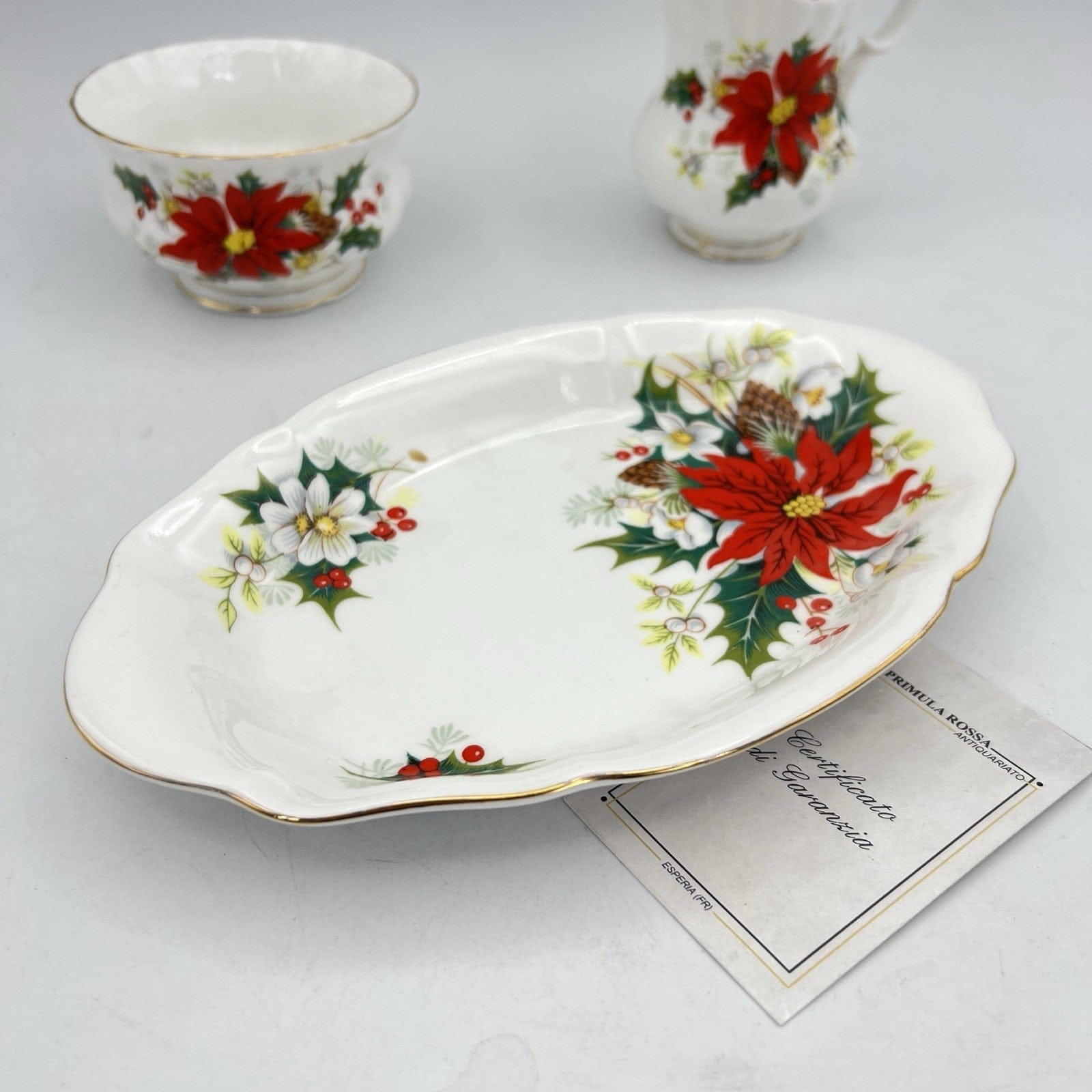 Set da the te o per caffe in porcellana Royal Albert Stella di Natale Yuletide Categoria  Servizio tazze - Tazze