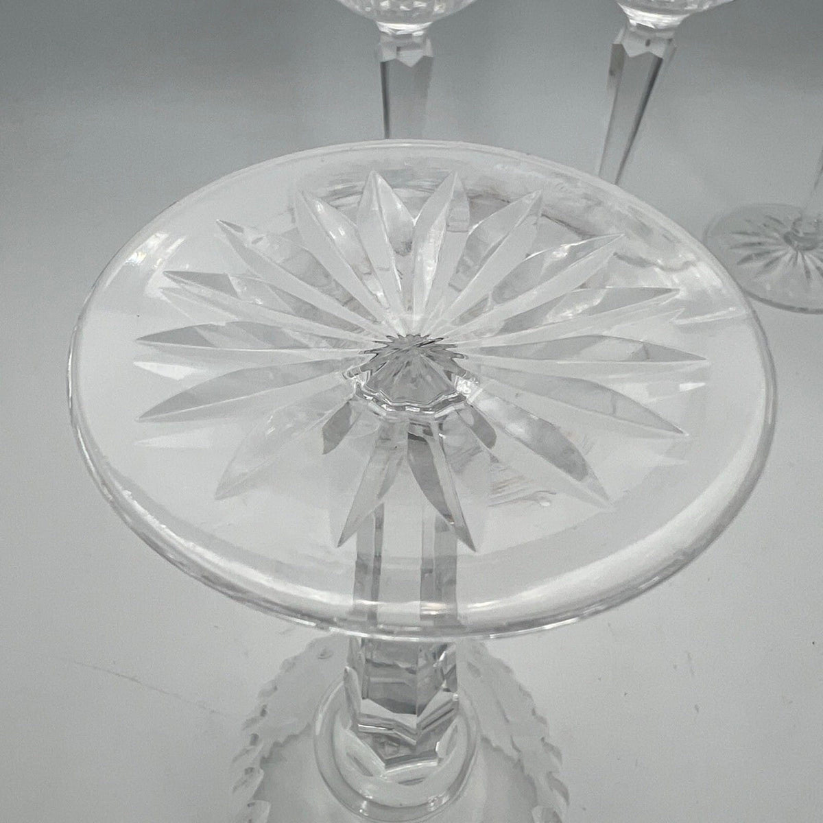 Set di 4 Bicchieri a Calice da per vino in cristallo WATERFORD Carina anni '70 Categoria  Vetri e Cristalli