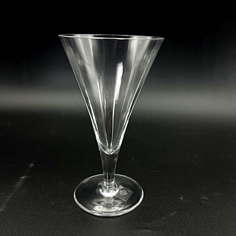 Set di 6 Bicchieri vintage a calice in cristallo Rogaska in stile deco anni 70 Categoria  Vetri e Cristalli