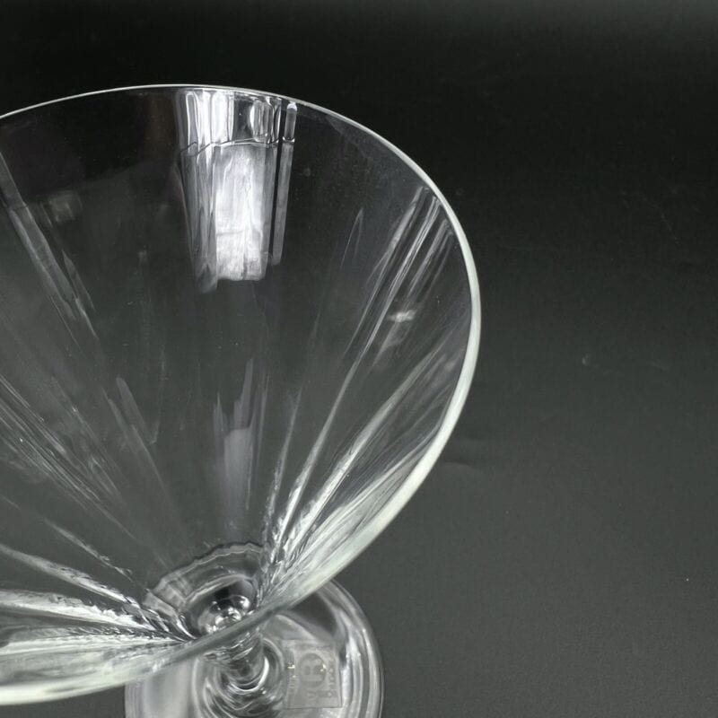 Set di 6 Bicchieri vintage a calice in cristallo Rogaska in stile deco anni 70 Categoria  Vetri e Cristalli