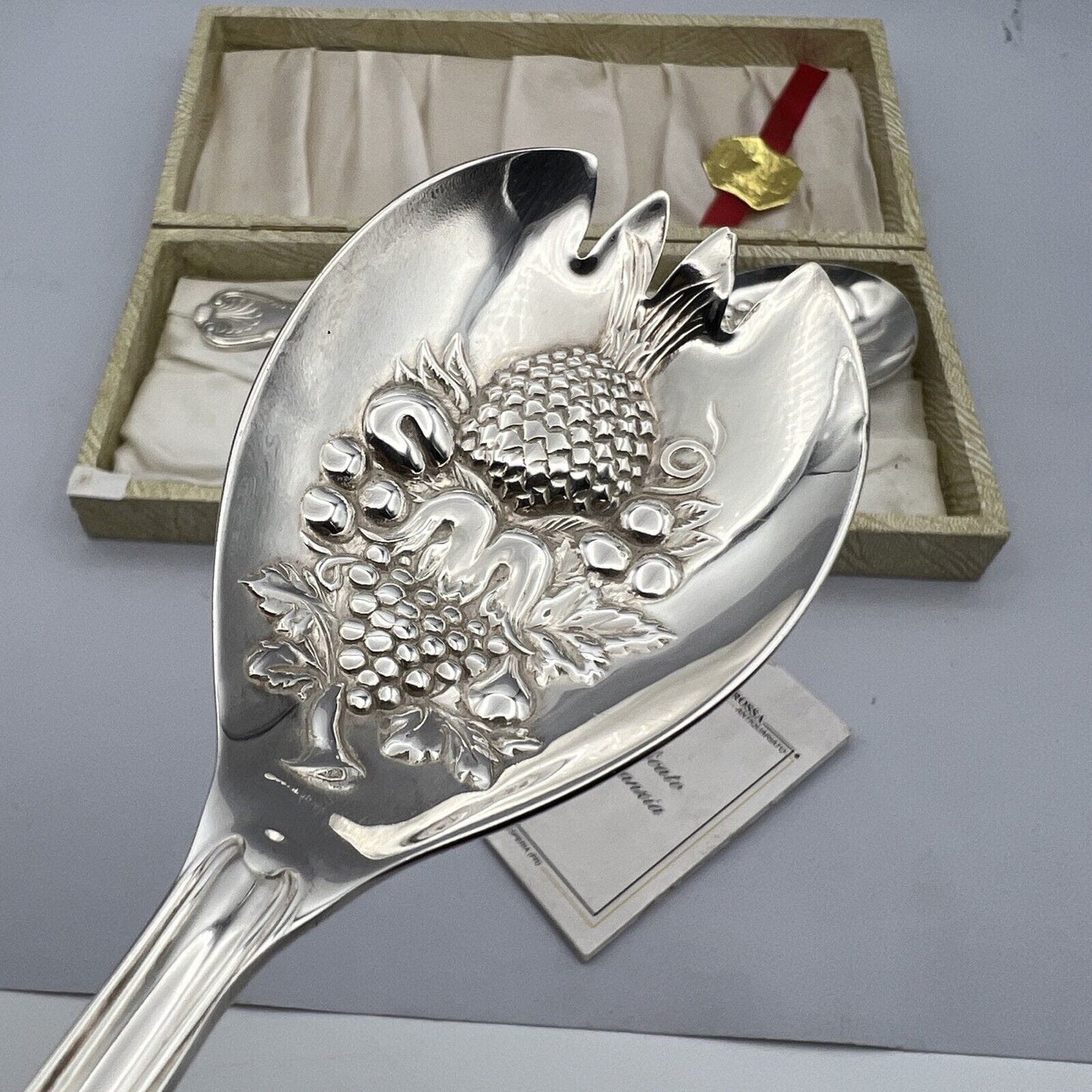 Set di Antiche Posate in argento sheffield cucchiaio forchetta da insalata '40 Categoria  Sheffield & Argento