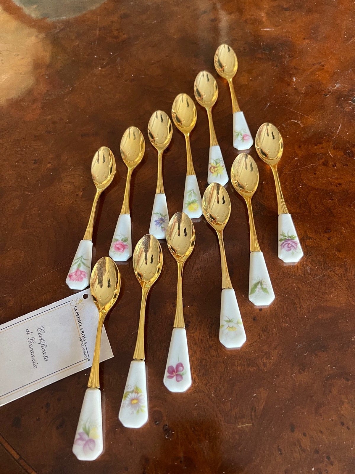 Set di Cucchiaini collezioni dei mesi da tè The o caffè per tazze Queen's Royal Categoria  Servizio tazze - Tazze