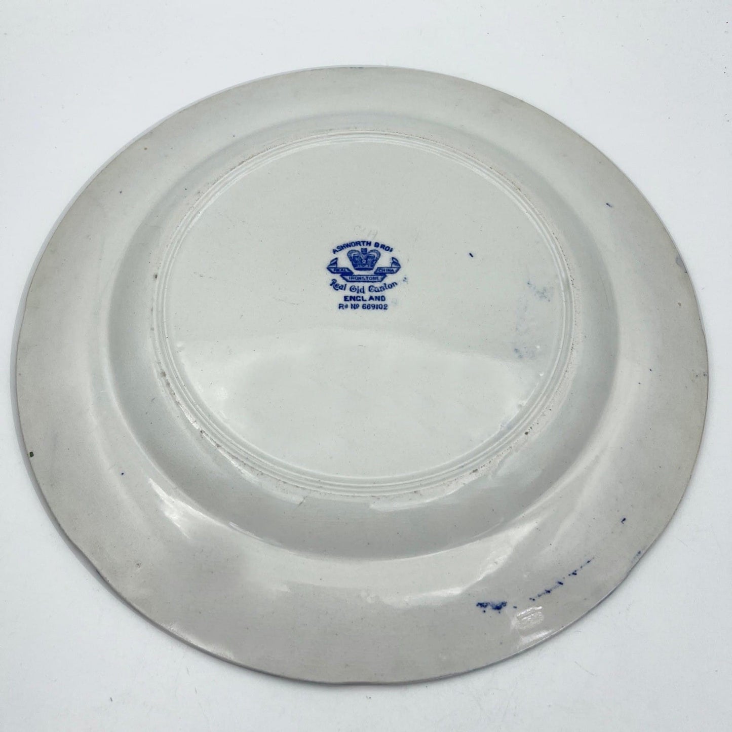 Set di Piatti in ceramica decoro blu scena orientale Ashworth Bros stile Willow Categoria  Piatti e Piattini