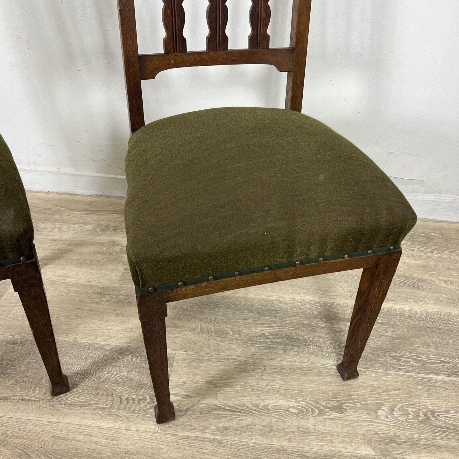 Set di quattro sedie d'epoca in legno antiche stile art nouveau Inglesi anni 30 Categoria  Sedie