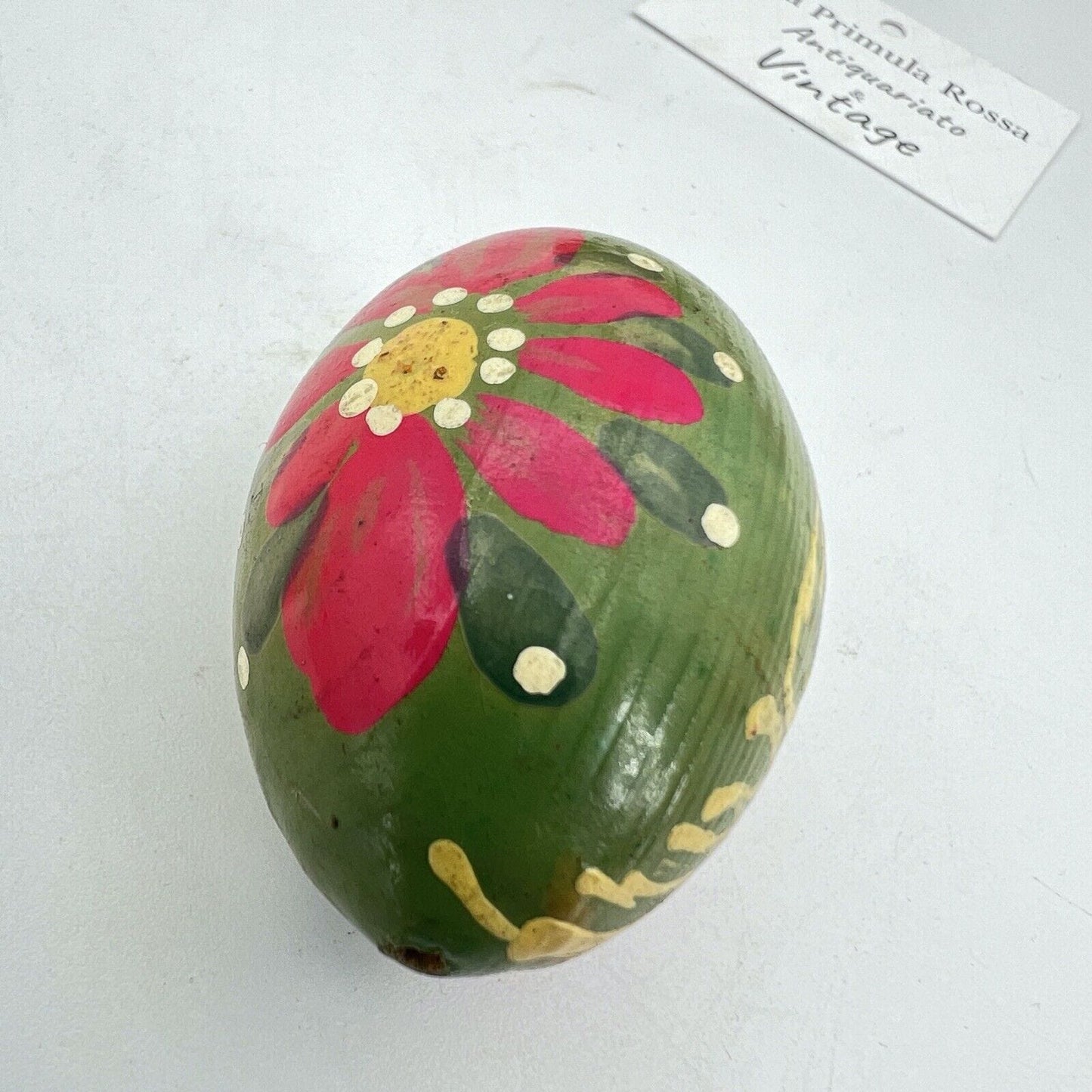 Set di quattro Uova da collezione decorative in legno dipinte per Pasqua vintage Categoria  .Tutti gli articoli
