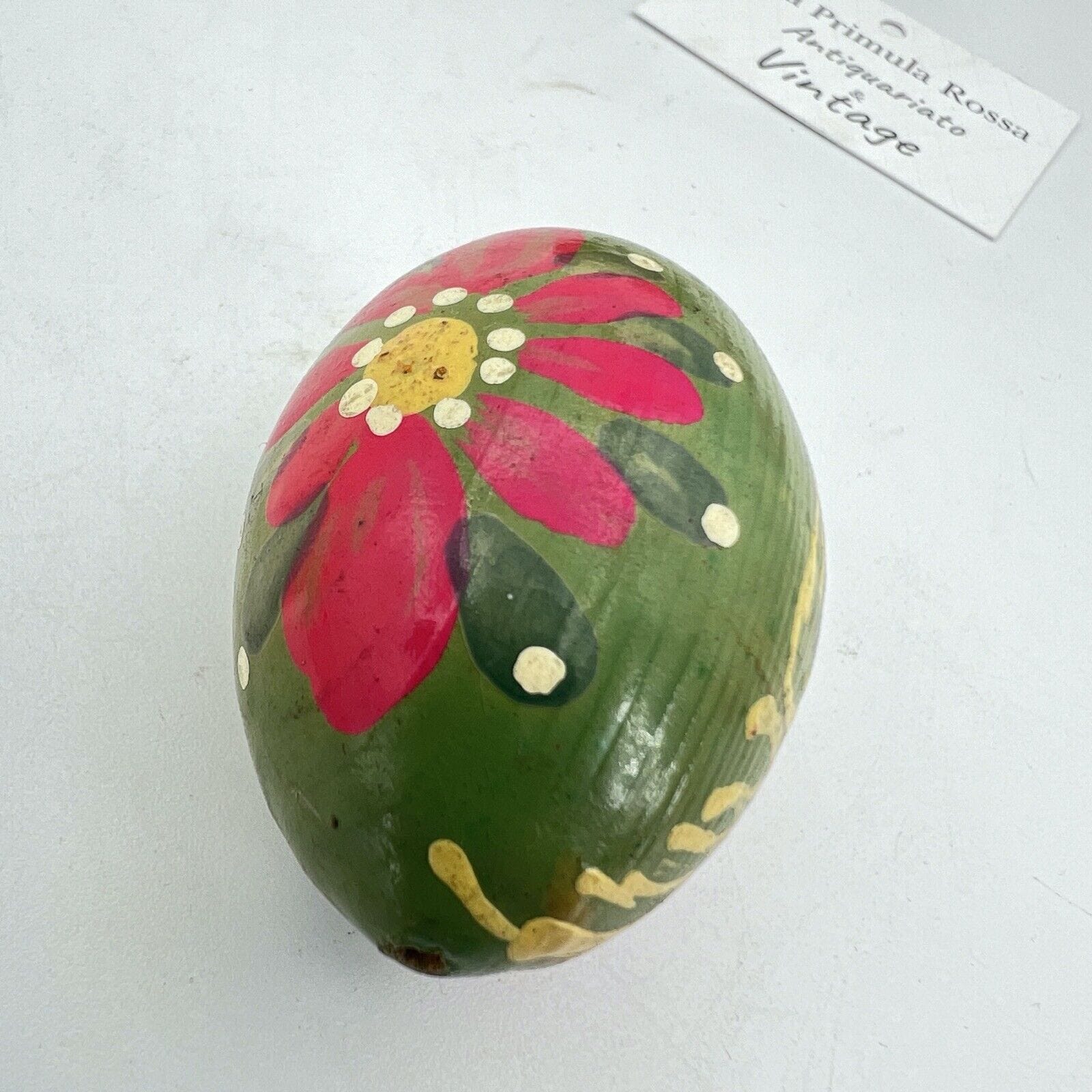 Set di quattro Uova da collezione decorative in legno dipinte per Pasqua vintage Categoria  .Tutti gli articoli