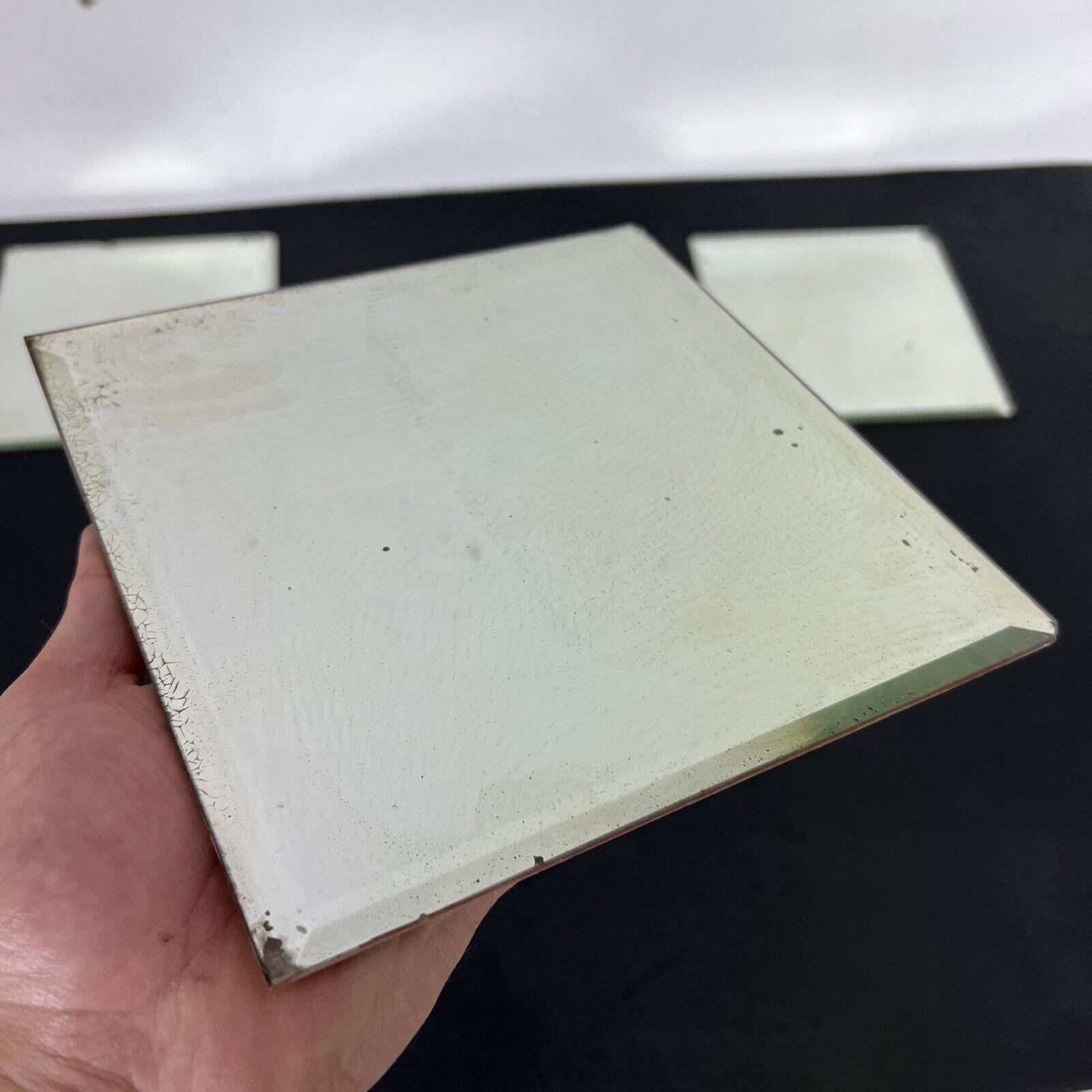 Piastrelle Specchio Autoadesive 20x20cm - Confezione Da 4 Per Pareti E Armadi - Foto 7