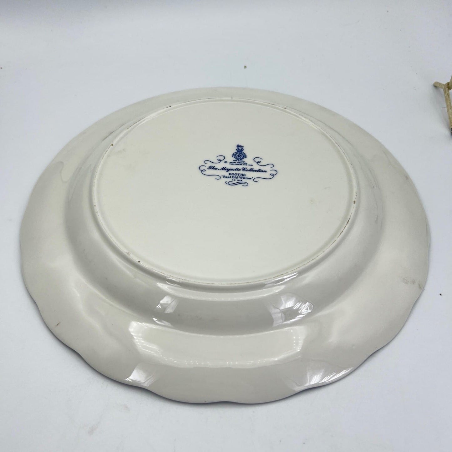 Set Piatti vintage in ceramica inglese royal doulton bianco blu Serie old Willow Categoria  Piatti e Piattini