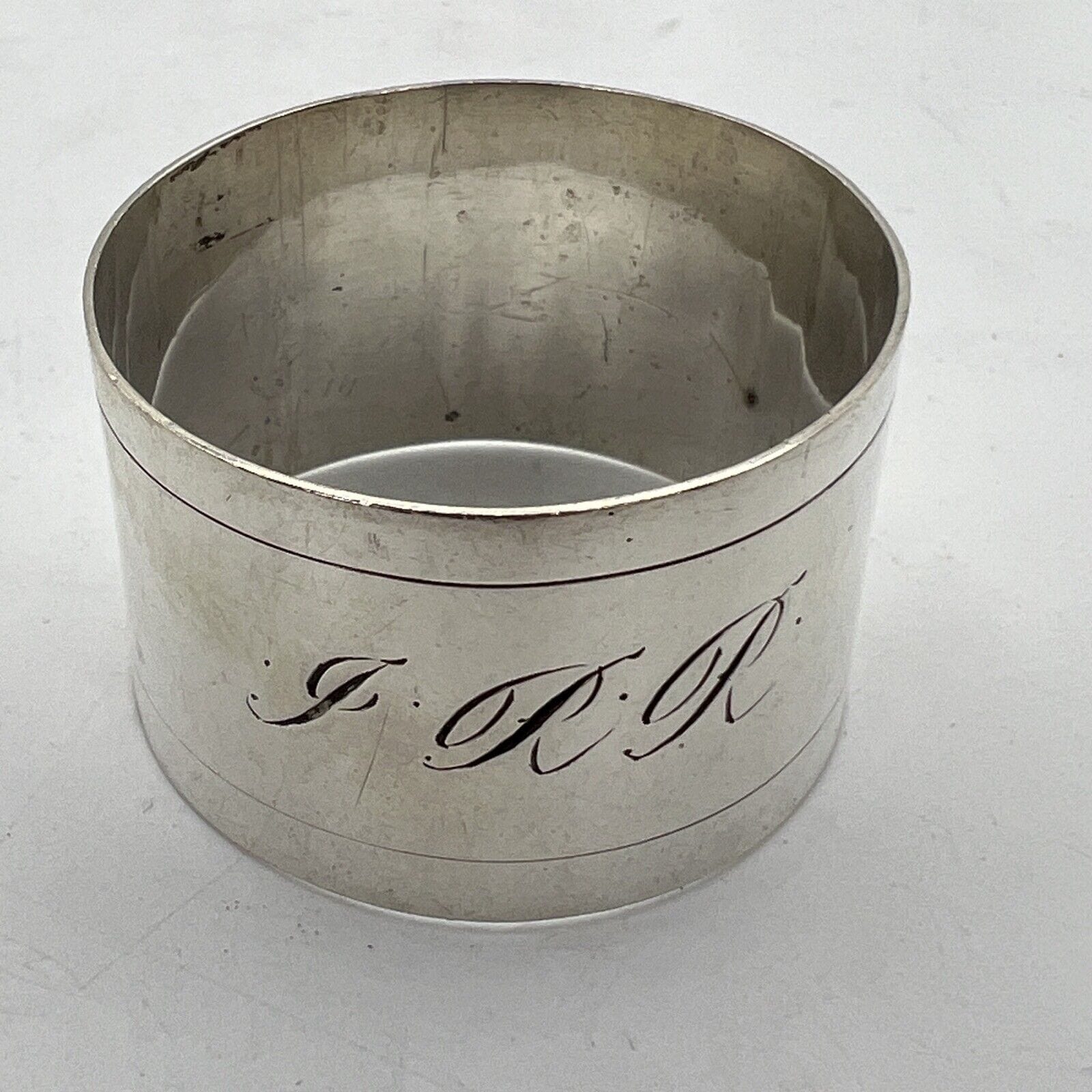 Set Portatovaglioli in Argento silver plated ad anello Porta tovagliolo Vintage Categoria  Sheffield & Argento