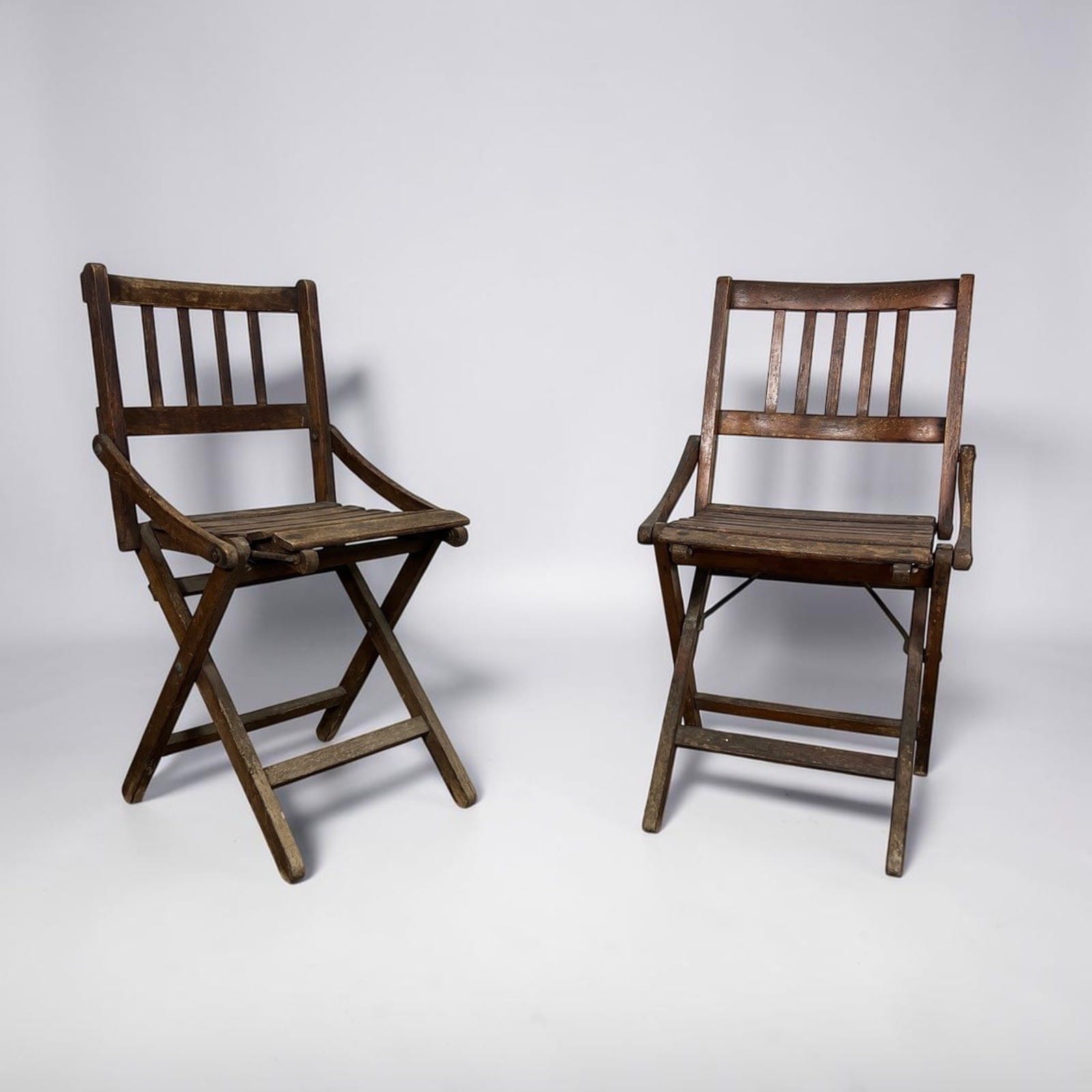 Set Sedie vintage pieghevole richiudibile sediolina in legno bambino da giardino Categoria  Sedie
