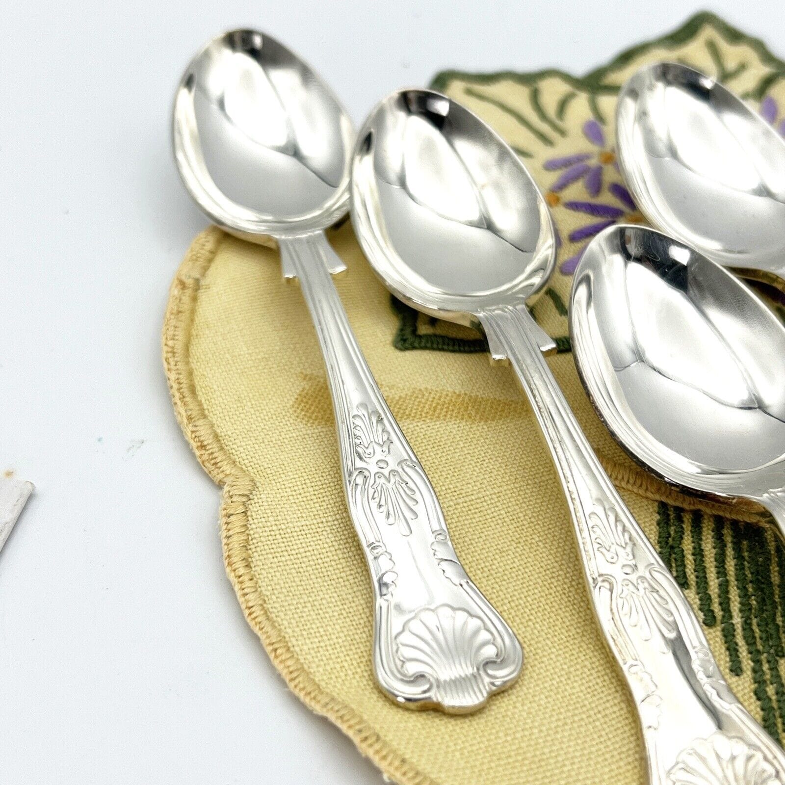 Set servizio di cucchiai in Argento silver plated Sheffield Stile 800 Categoria  Sheffield & Argento