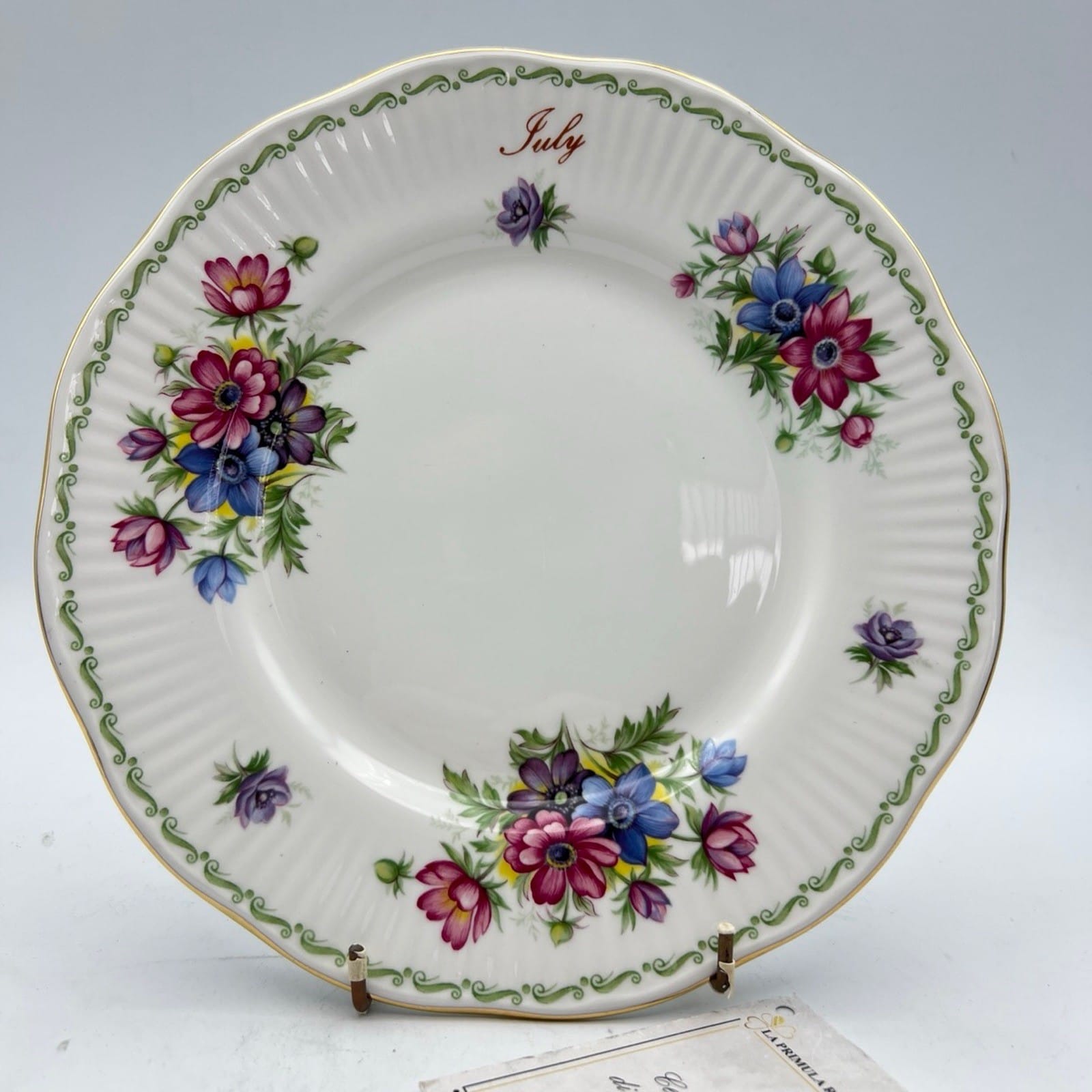 Set Servizio di piatti completo con Mesi Flower Of the Month inglese Queen's Categoria  Servizio tazze - Tazze