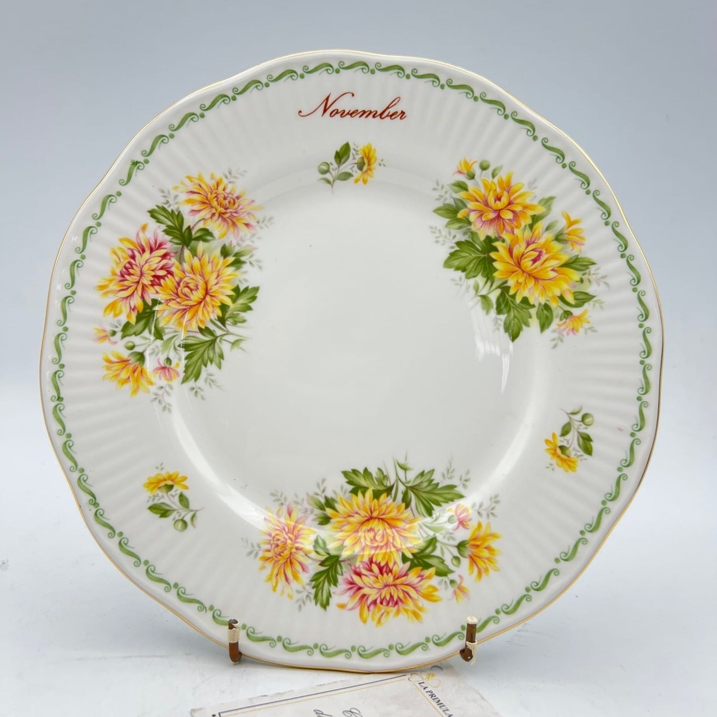 Set Servizio di piatti completo con Mesi Flower Of the Month inglese Queen's Categoria  Servizio tazze - Tazze