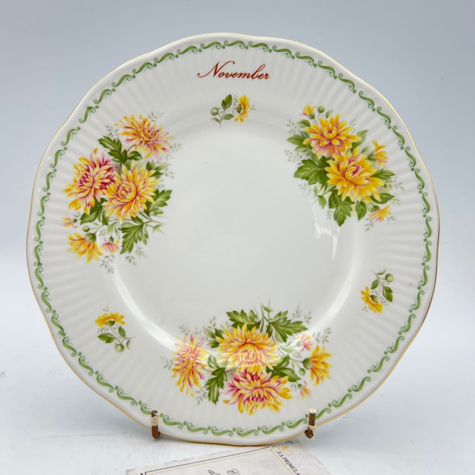Set Servizio di piatti completo con Mesi Flower Of the Month inglese Queen's Categoria  Servizio tazze - Tazze