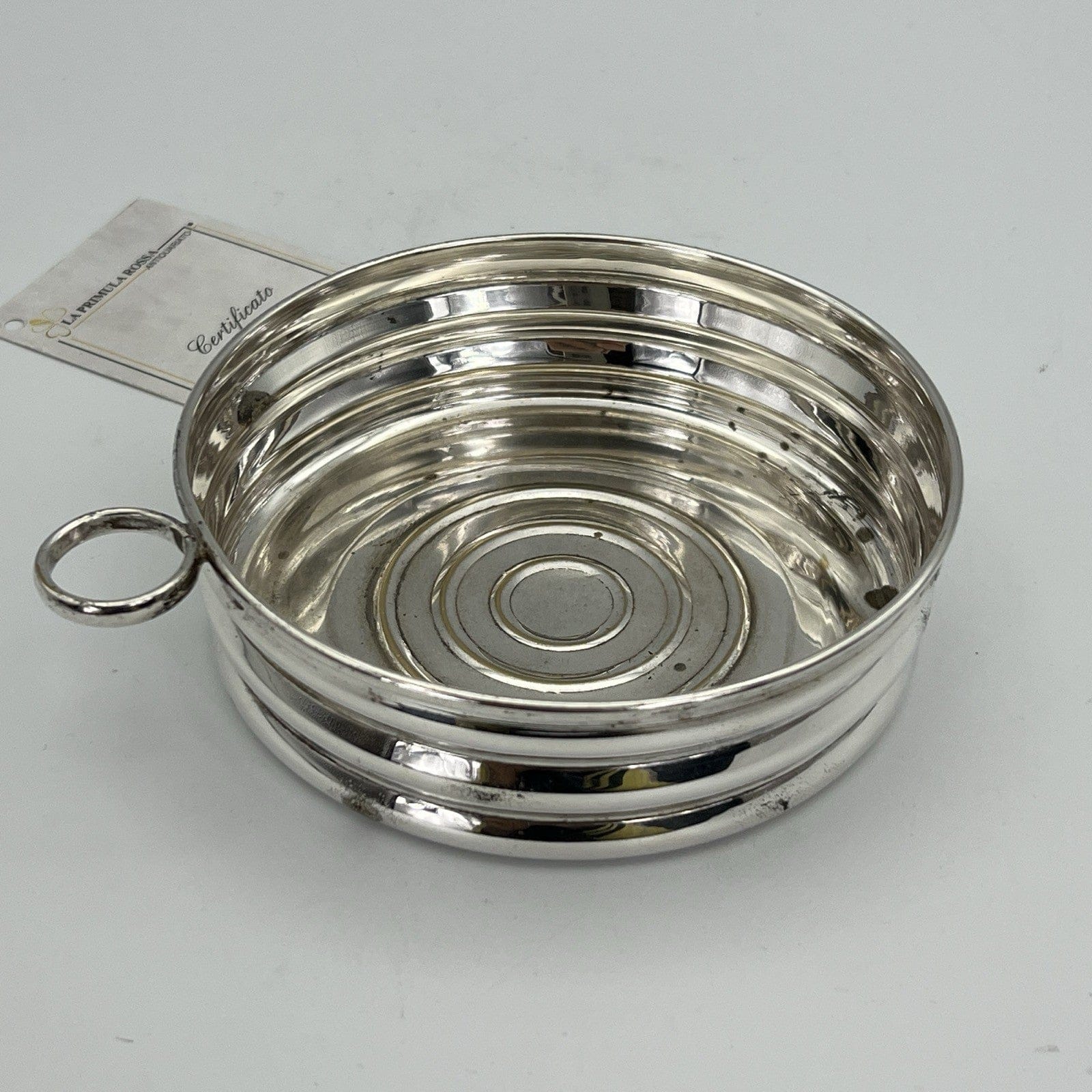 Sottobottiglia da tavola in argento sheffield silver plated con porta tappo Categoria  Sheffield & Argento