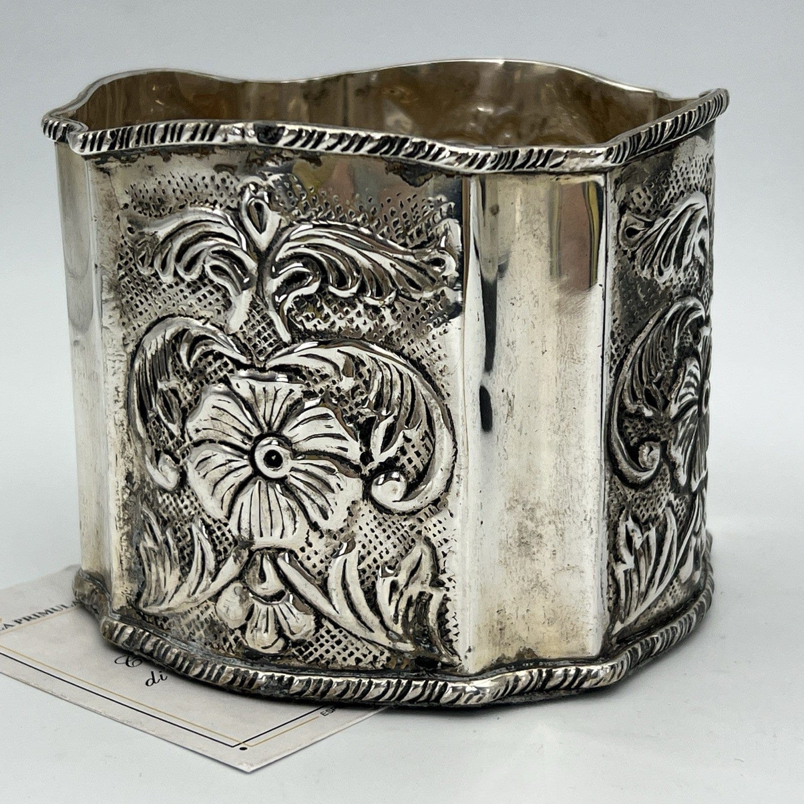 Sottobottiglia da tavola in argento sheffield silver plated vintage stile 800 Categoria  Sheffield & Argento