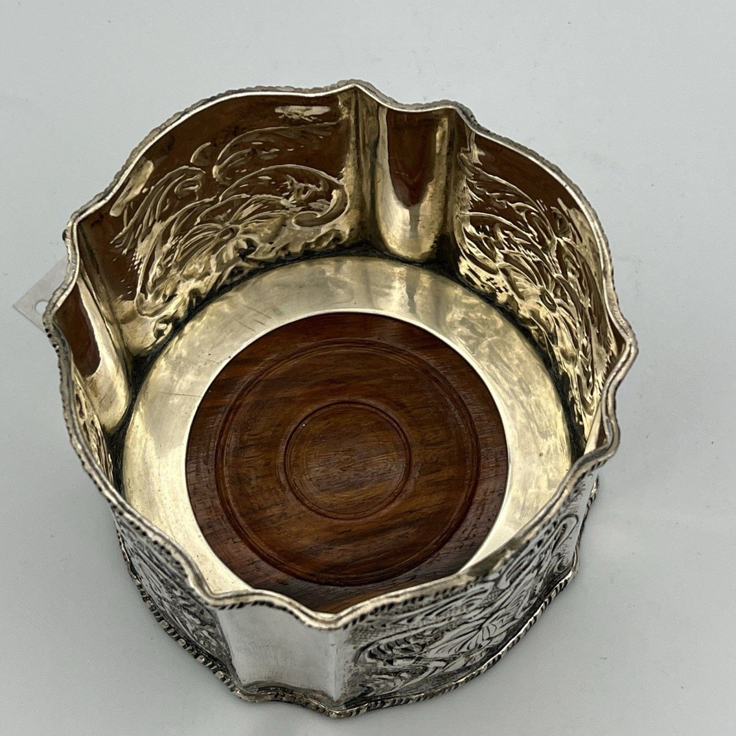 Sottobottiglia da tavola in argento sheffield silver plated vintage stile 800 Categoria  Sheffield & Argento