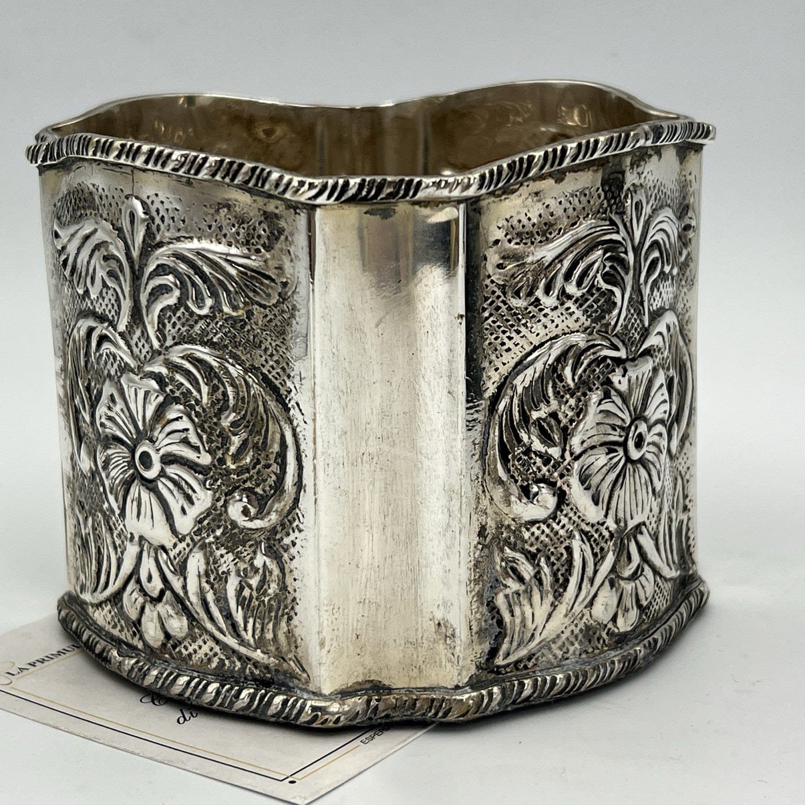 Sottobottiglia da tavola in argento sheffield silver plated vintage stile 800 Categoria  Sheffield & Argento