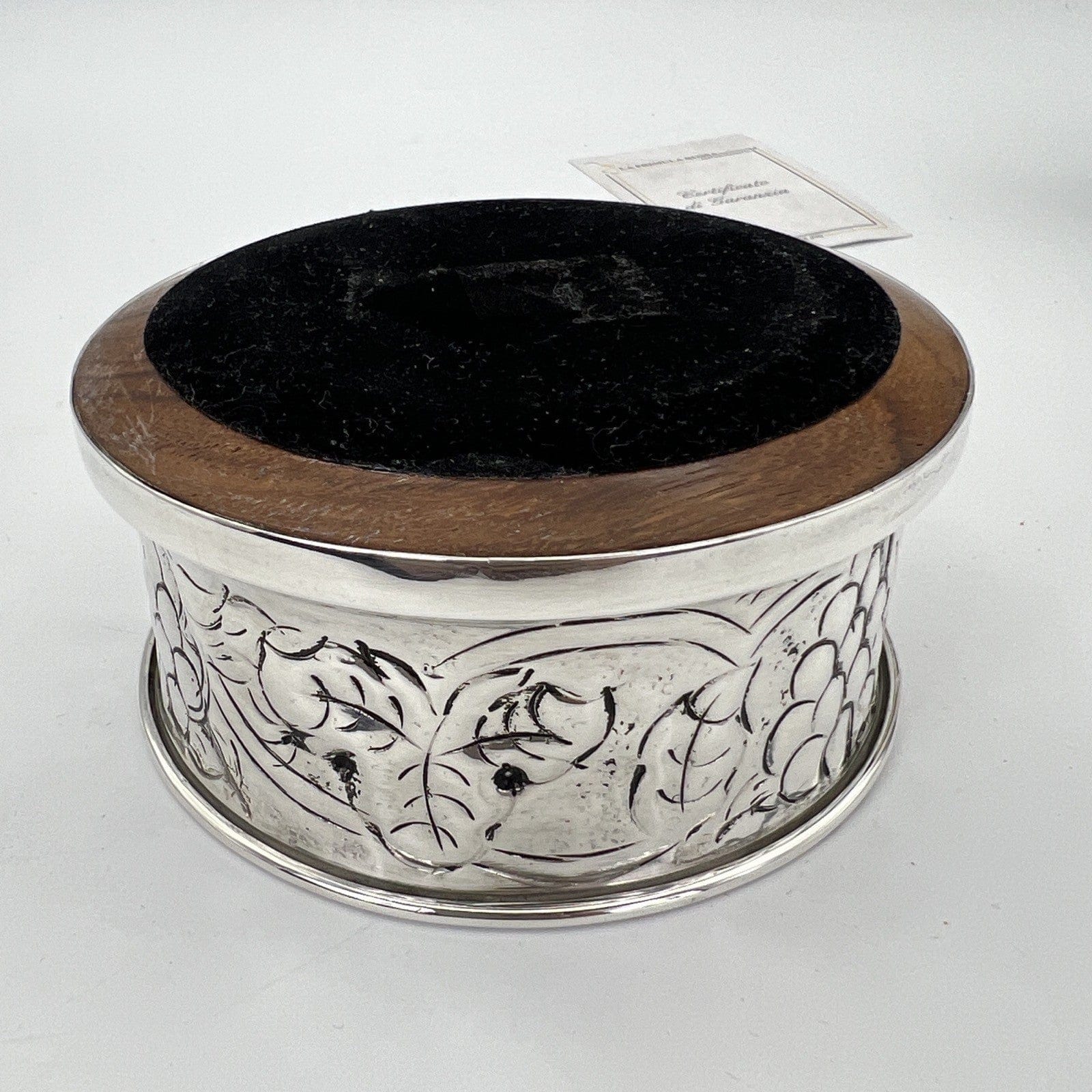 Sottobottiglia da tavola in argento sheffield silver plated vintage stile antico Categoria  Sheffield & Argento