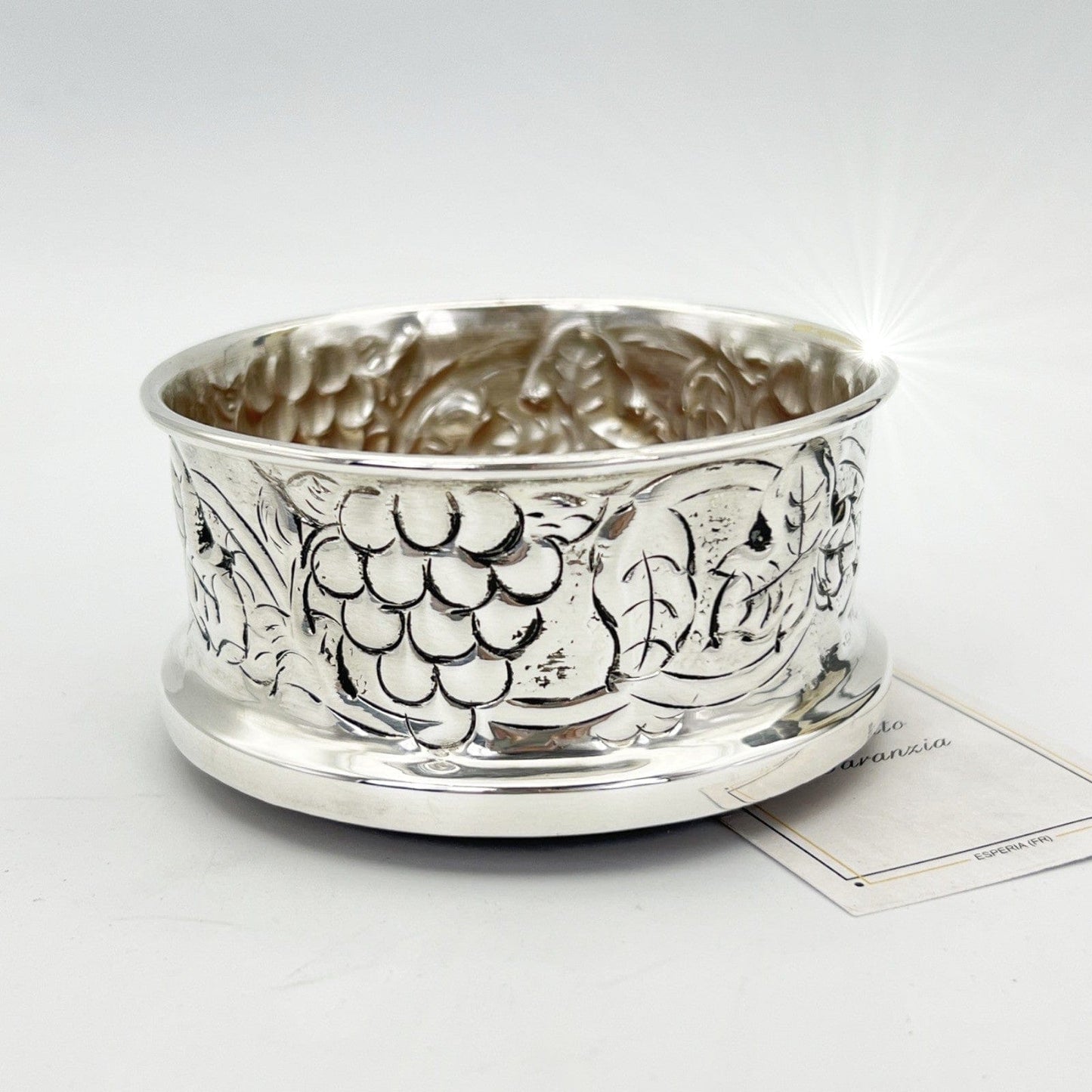 Sottobottiglia da tavola in argento sheffield silver plated vintage stile antico Categoria  Sheffield & Argento