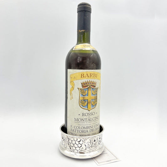 Sottobottiglia da tavola in argento sheffield silver plated vintage stile antico Categoria  Sheffield & Argento