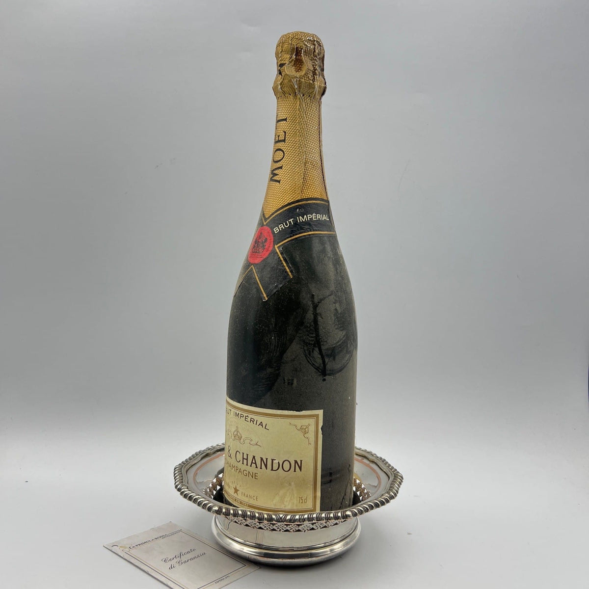 Sottobottiglia da tavola inglese per vino in argento placcato sheffield antico Categoria  Sheffield & Argento