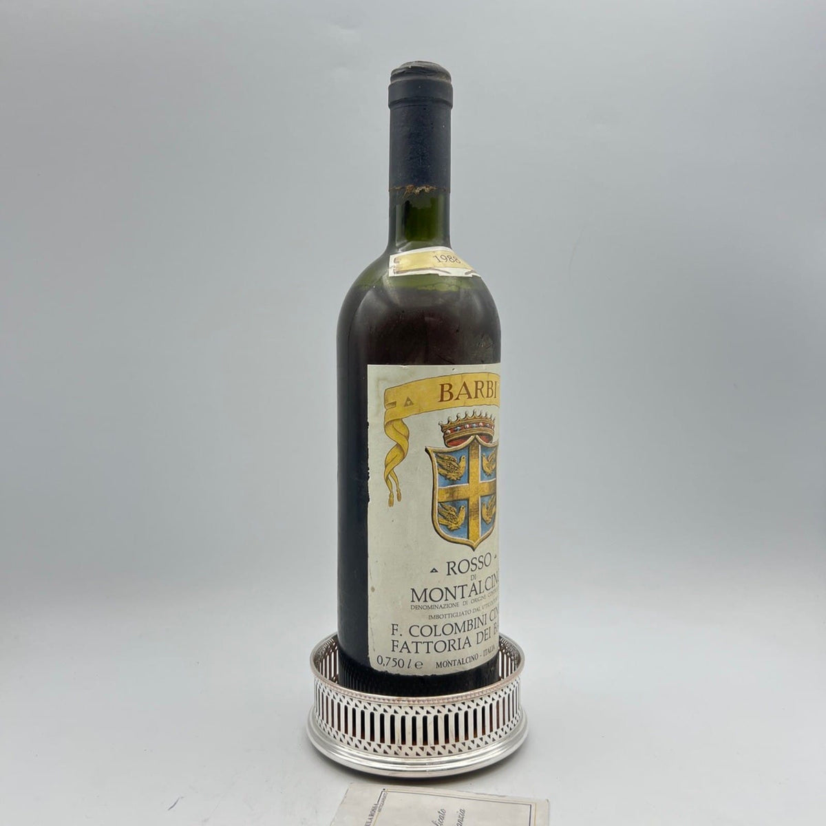 Sottobottiglia portabottiglie vino da tavola in argento sheffield stile antico Y Categoria  Sheffield & Argento