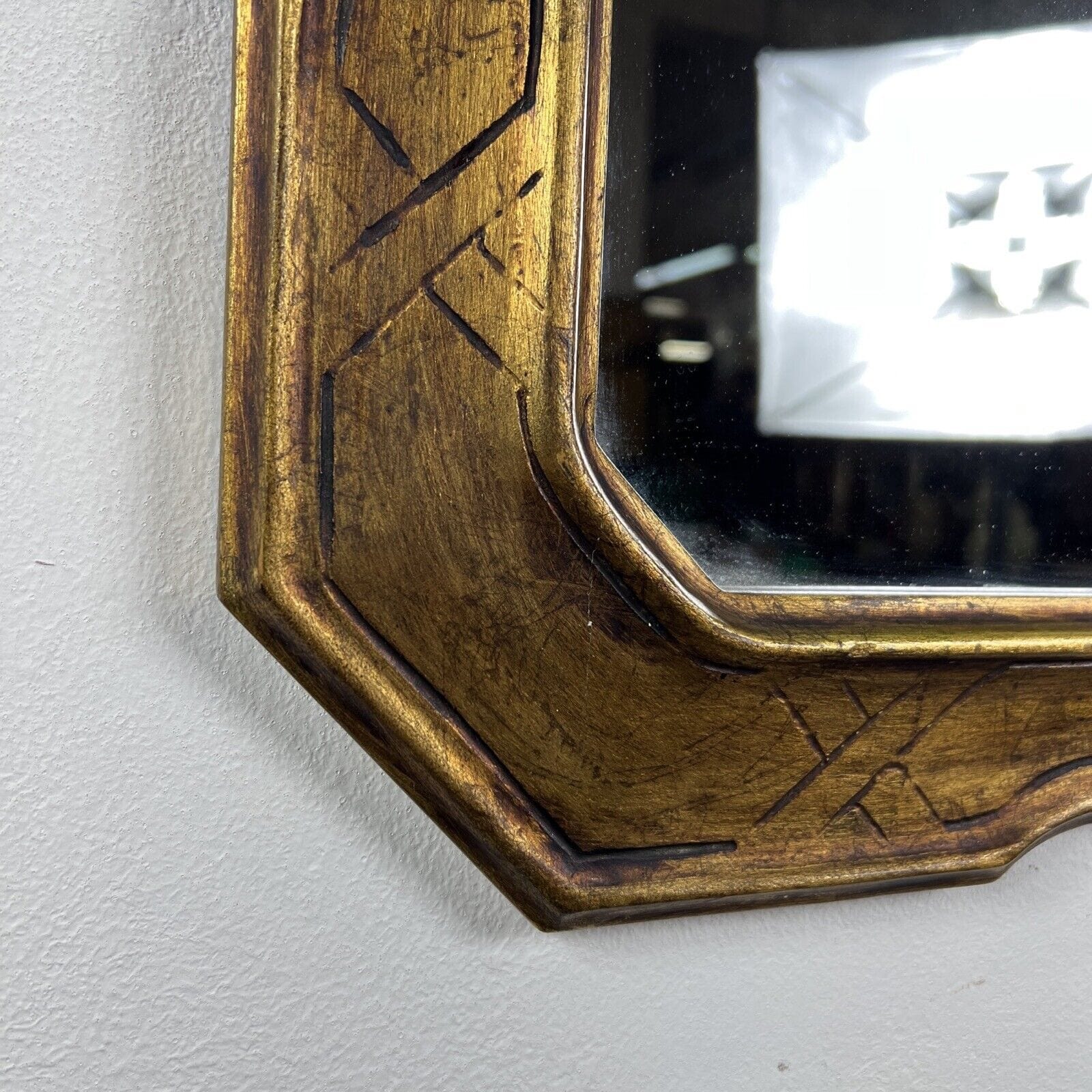 Specchio antico in stile 800 specchiera vintage in legno dorato con cornice oro Categoria  Specchi e Cornici