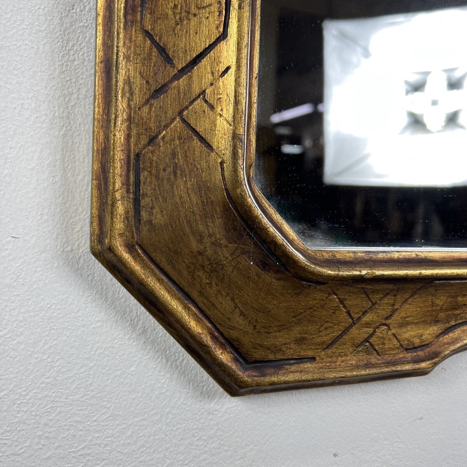 Specchio antico in stile 800 specchiera vintage in legno dorato con cornice oro Categoria  Specchi e Cornici
