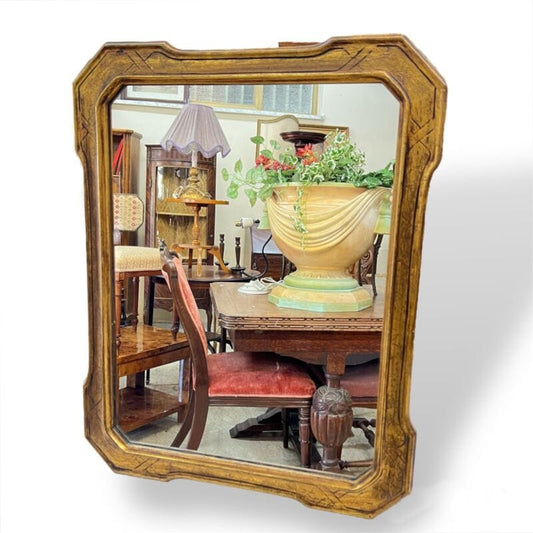 Specchio Specchiera stile antico 800 vintage in legno con cornice vassoio oro Categoria  Complementi d'arredo