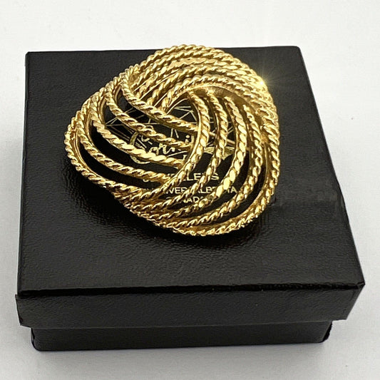 Spilla Elegante Americana Vintage da donna stile corda antica color oro Gioiello Categoria  Bigiotteria & Accessori