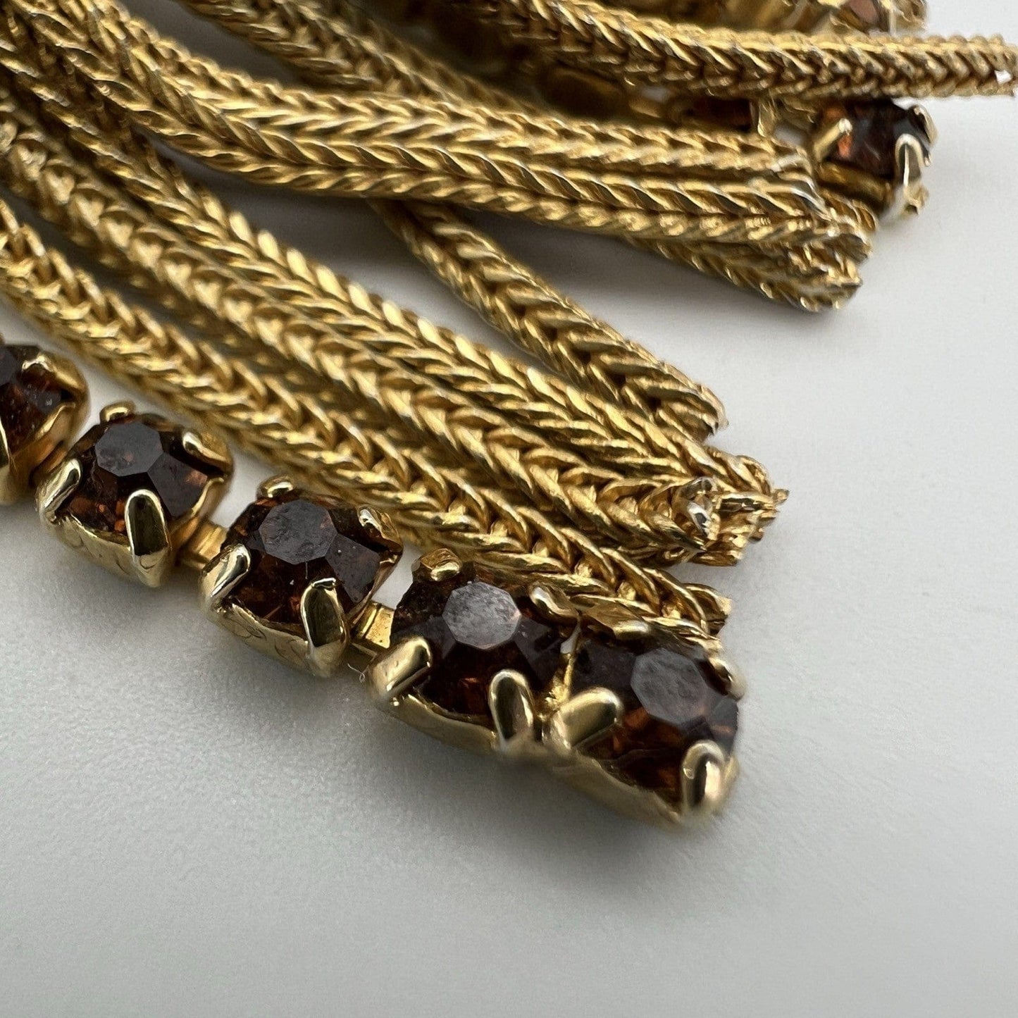 Spilla Elegante Inglese Vintage da donna stile antica Gioiello a Cascata Dorata Categoria  Bigiotteria & Accessori